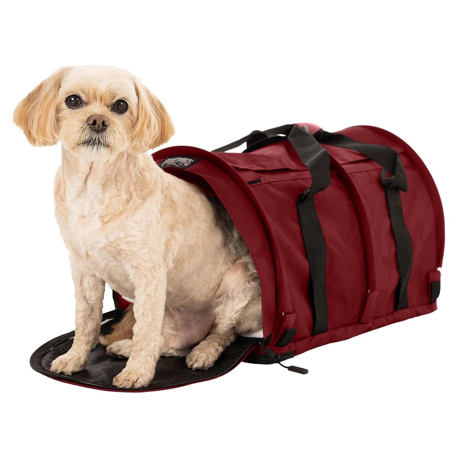Transportadora SturdiBag Pro 2.0 para Mascotas Grande Burdeos