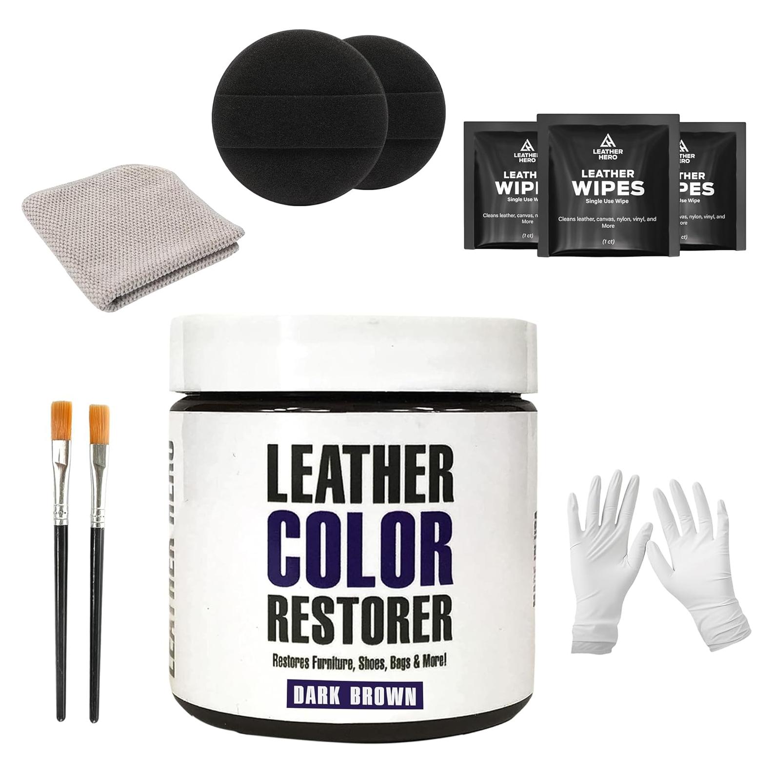 Kit Completo de Restauración de Cuero Leather Hero - 11 Piezas