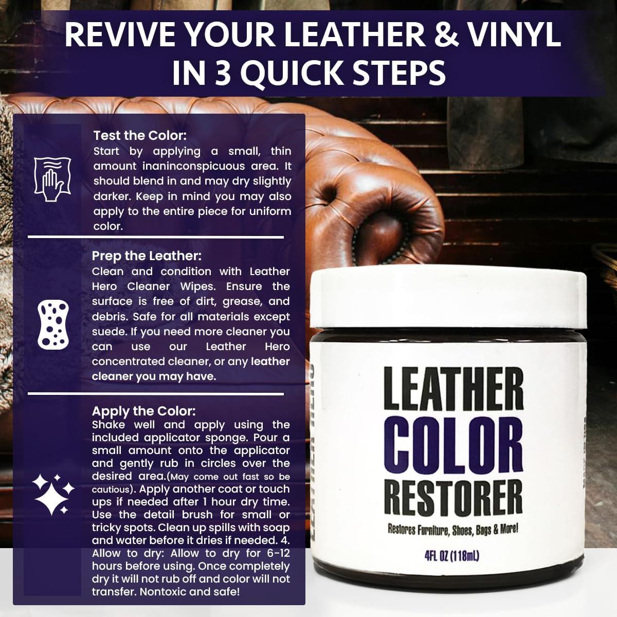 Kit Completo de Restauración de Cuero Leather Hero - 11 Piezas