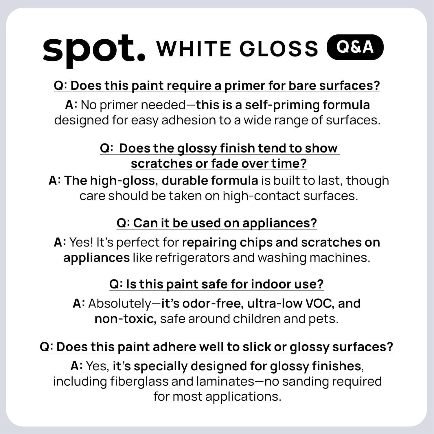 Kit de Pintura de Retoque Punto. 29.57 ml Blanco Brillante