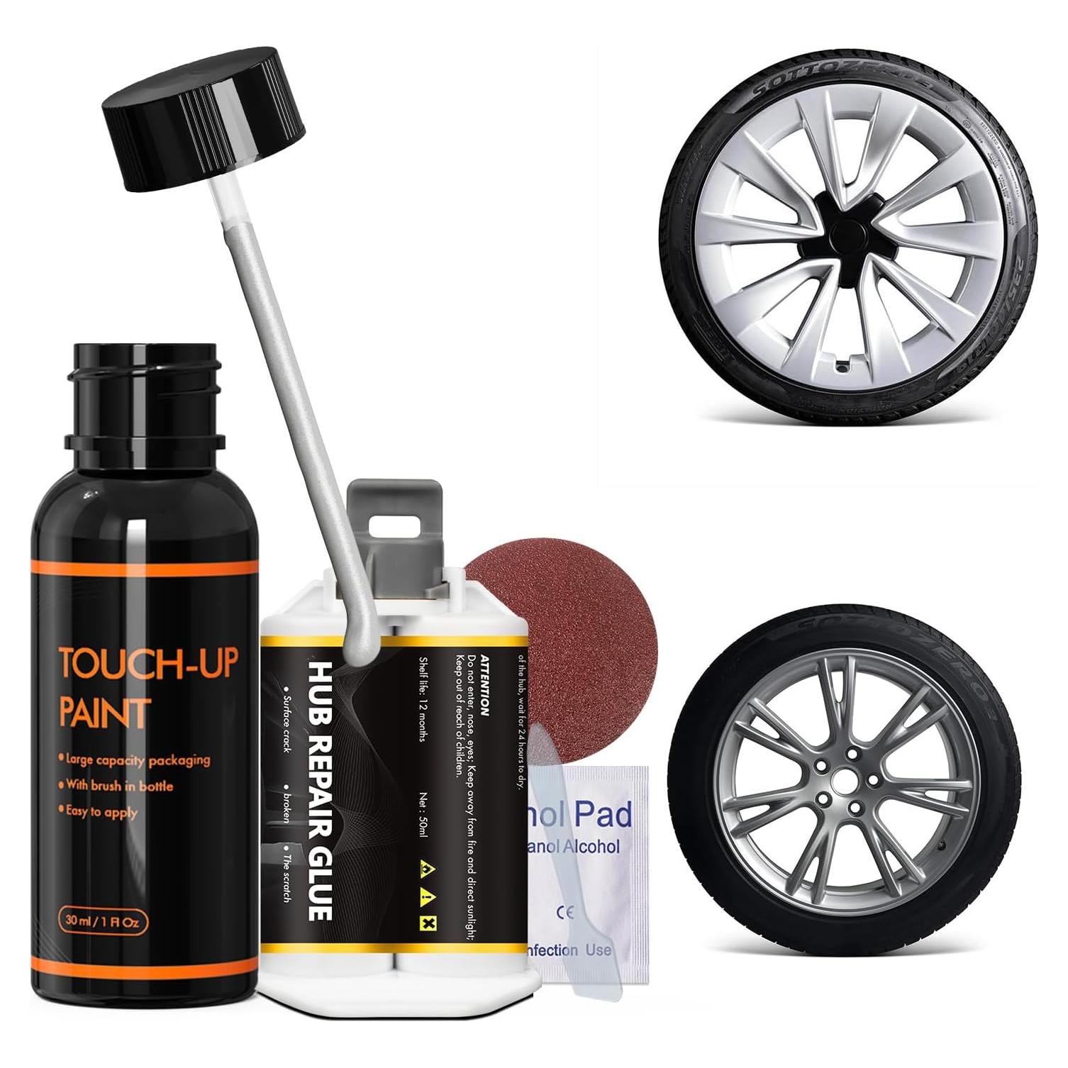 Pintura de Retoque Sonic Silver XTryfun para Llantas Tesla