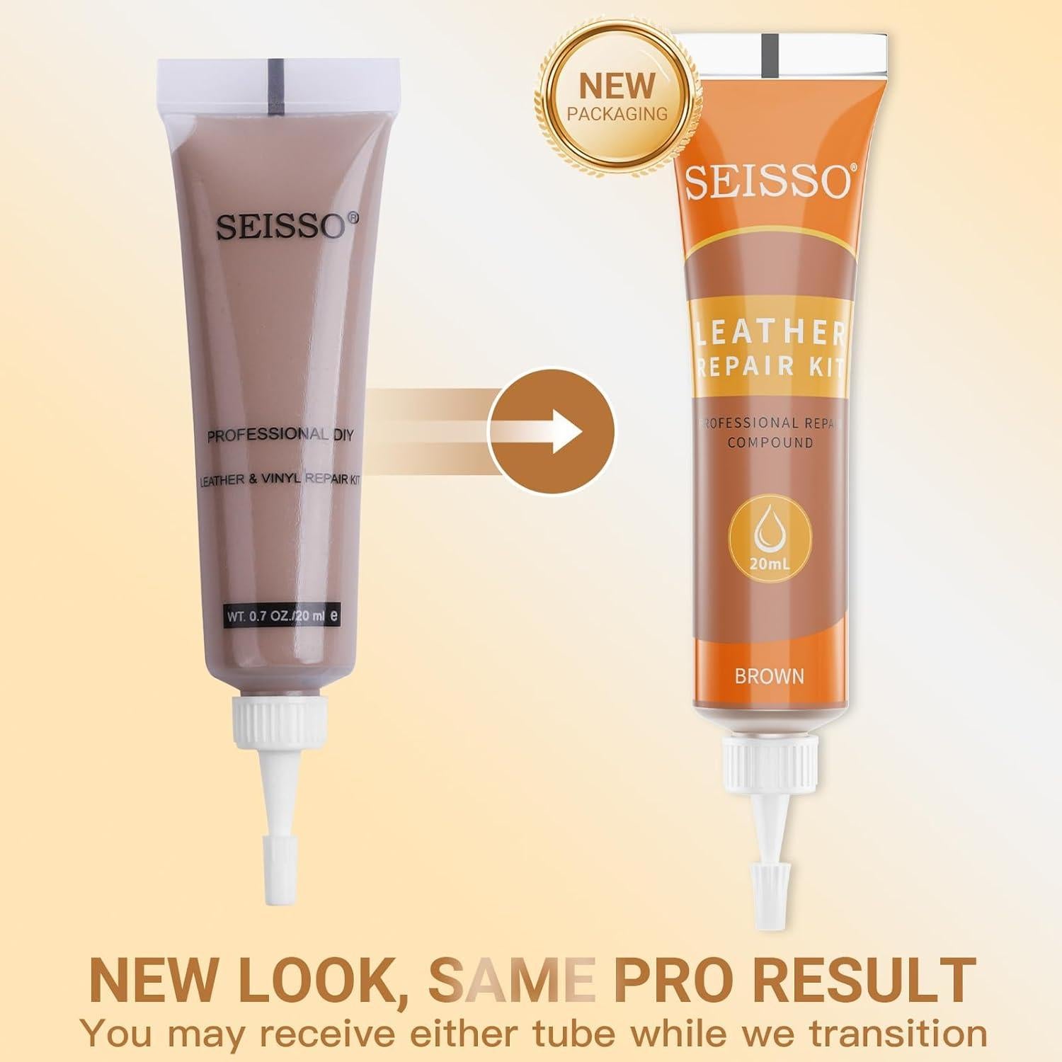Kit de Reparación de Cuero SEISSO 12 Colores 20ml para Muebles