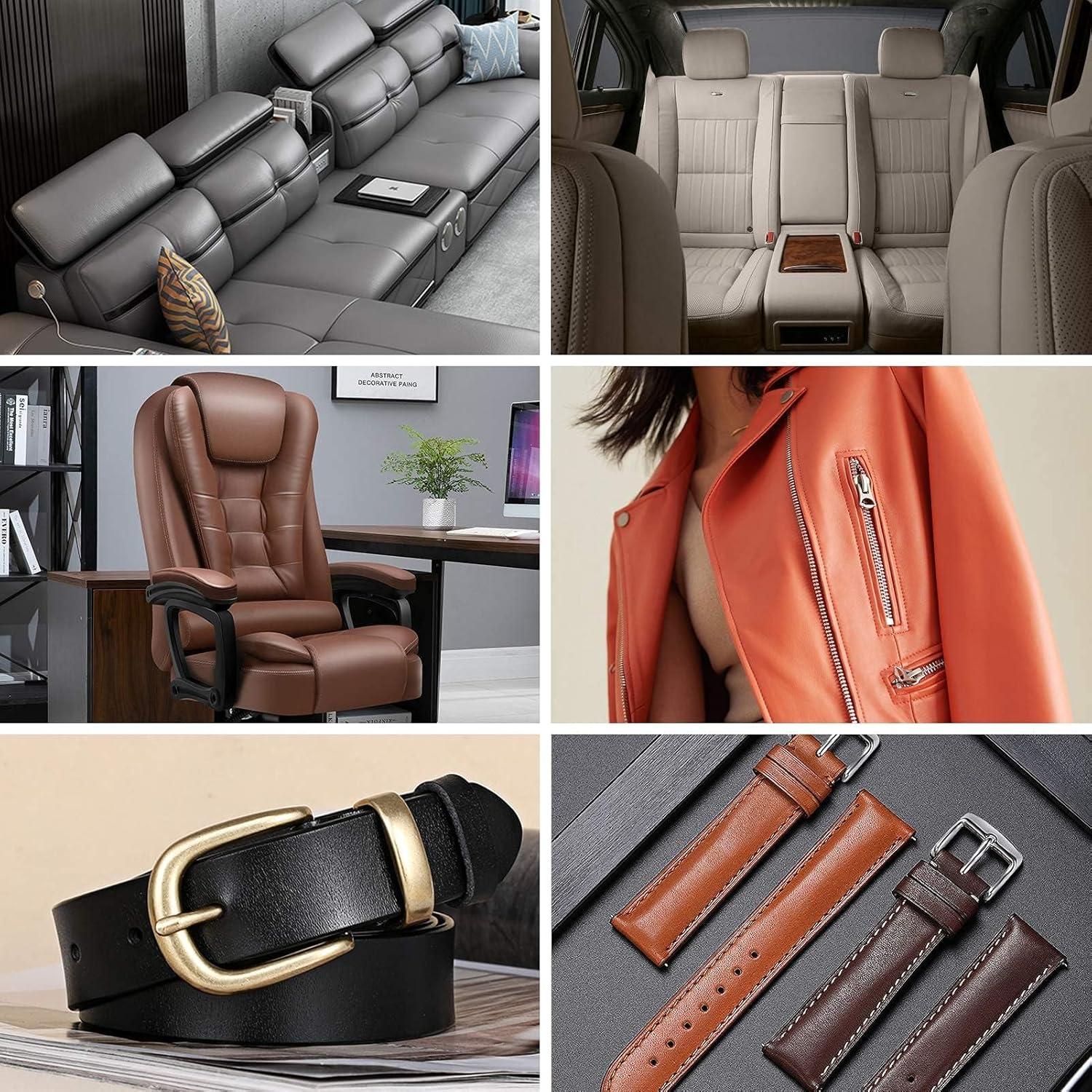 Kit de Reparación de Cuero SEISSO 12 Colores 20ml para Muebles