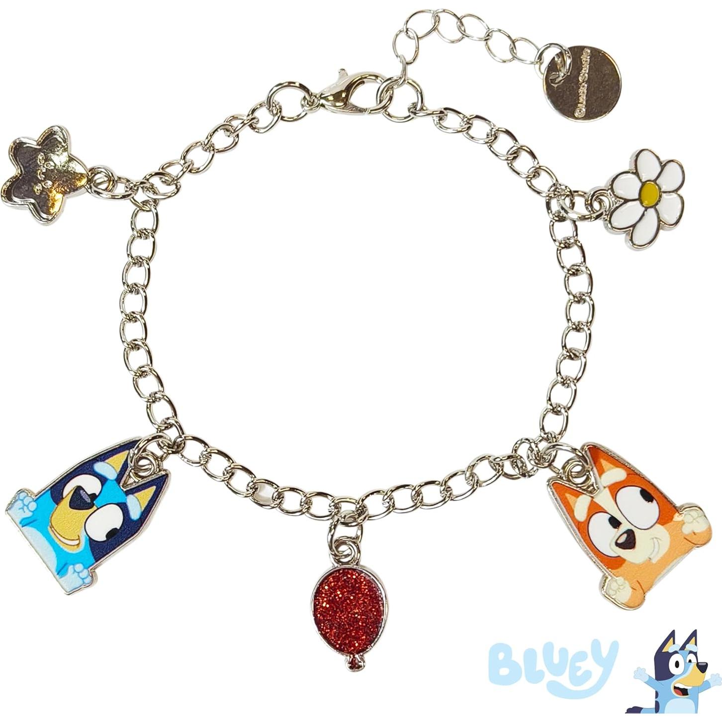Pulsera con Charms LUV HER Bluey y Bingo - Niñas 3+
