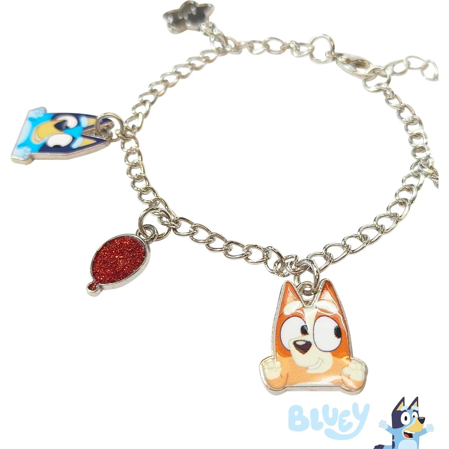 Pulsera con Charms LUV HER Bluey y Bingo - Niñas 3+