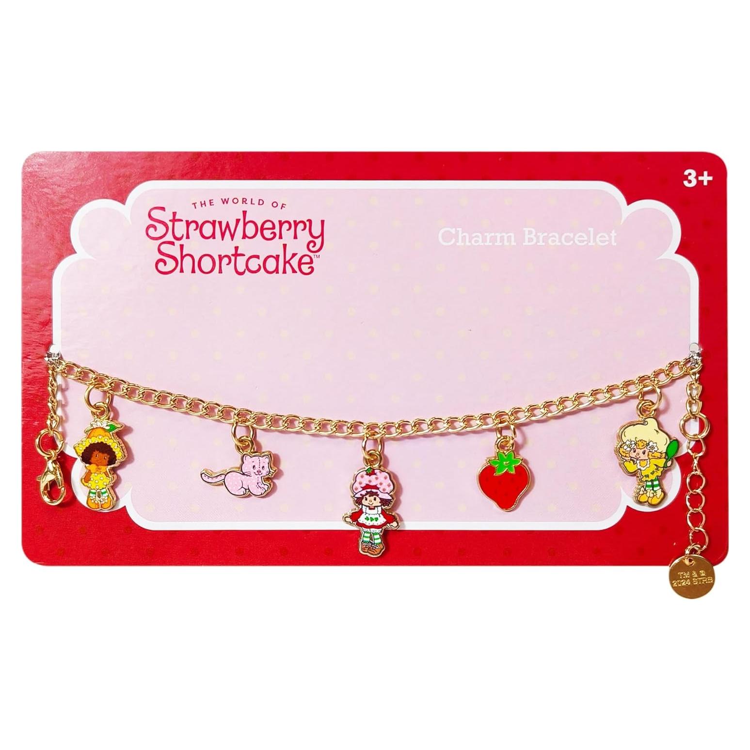 Pulsera LUV HER Pastel de Fresa con Charms - 17,78 cm