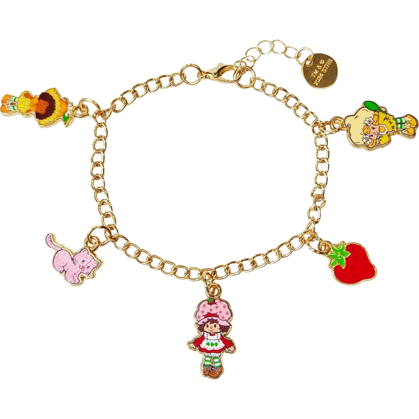 Pulsera LUV HER Pastel de Fresa con Charms - 17,78 cm