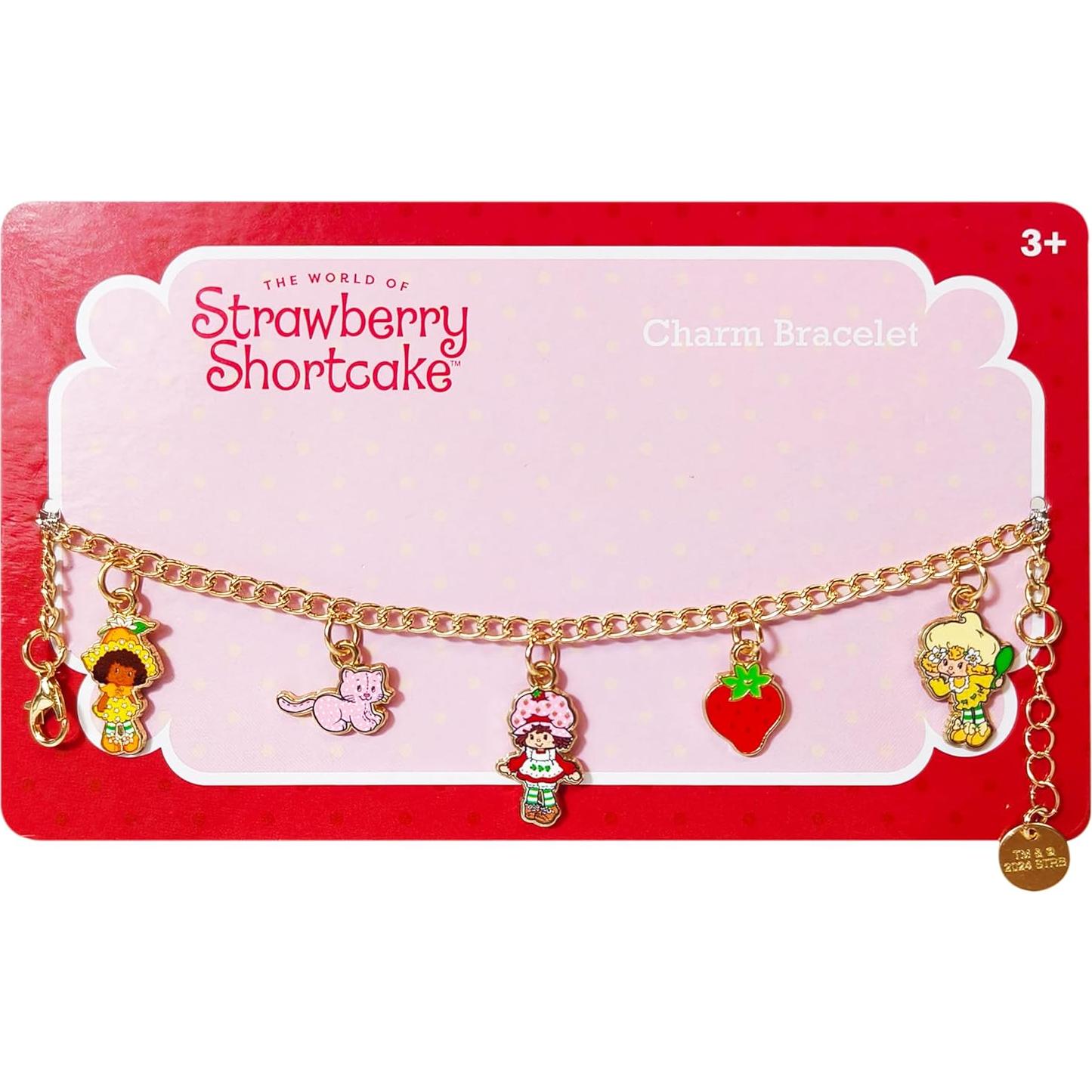 Pulsera LUV HER Pastel de Fresa con Charms - 17,78 cm