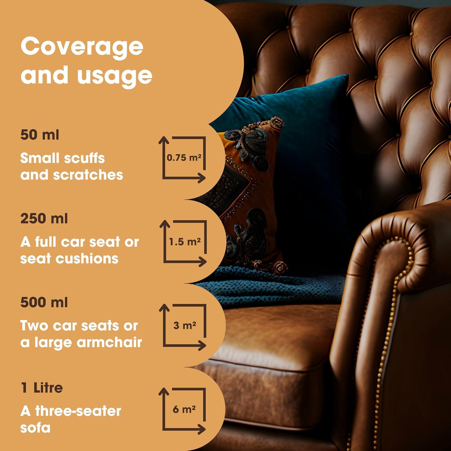 Pintura para Reparación de Cuero Furniture Clinic 50ml Marrón Medio