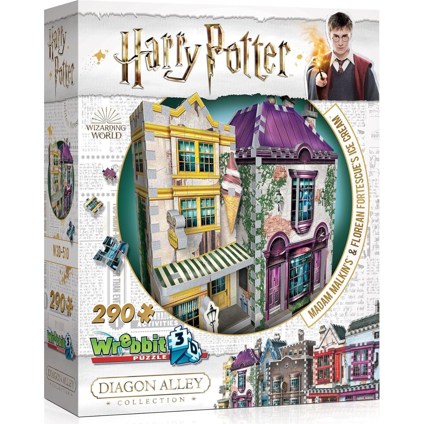 Rompecabezas 3D Wrebbit3D Heladería Malkin 290 Piezas