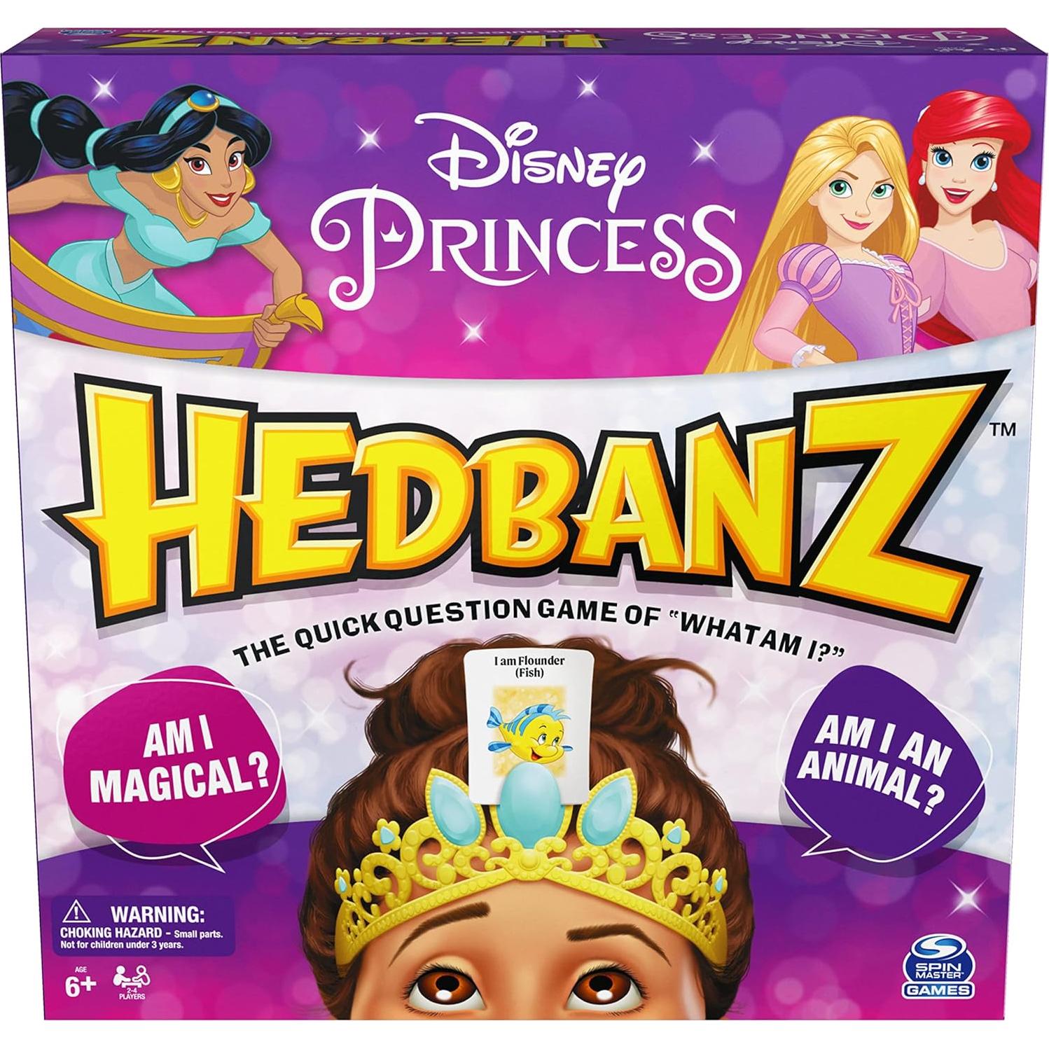Juego Hedbanz Disney Princesa + Frozen + 2 diademas