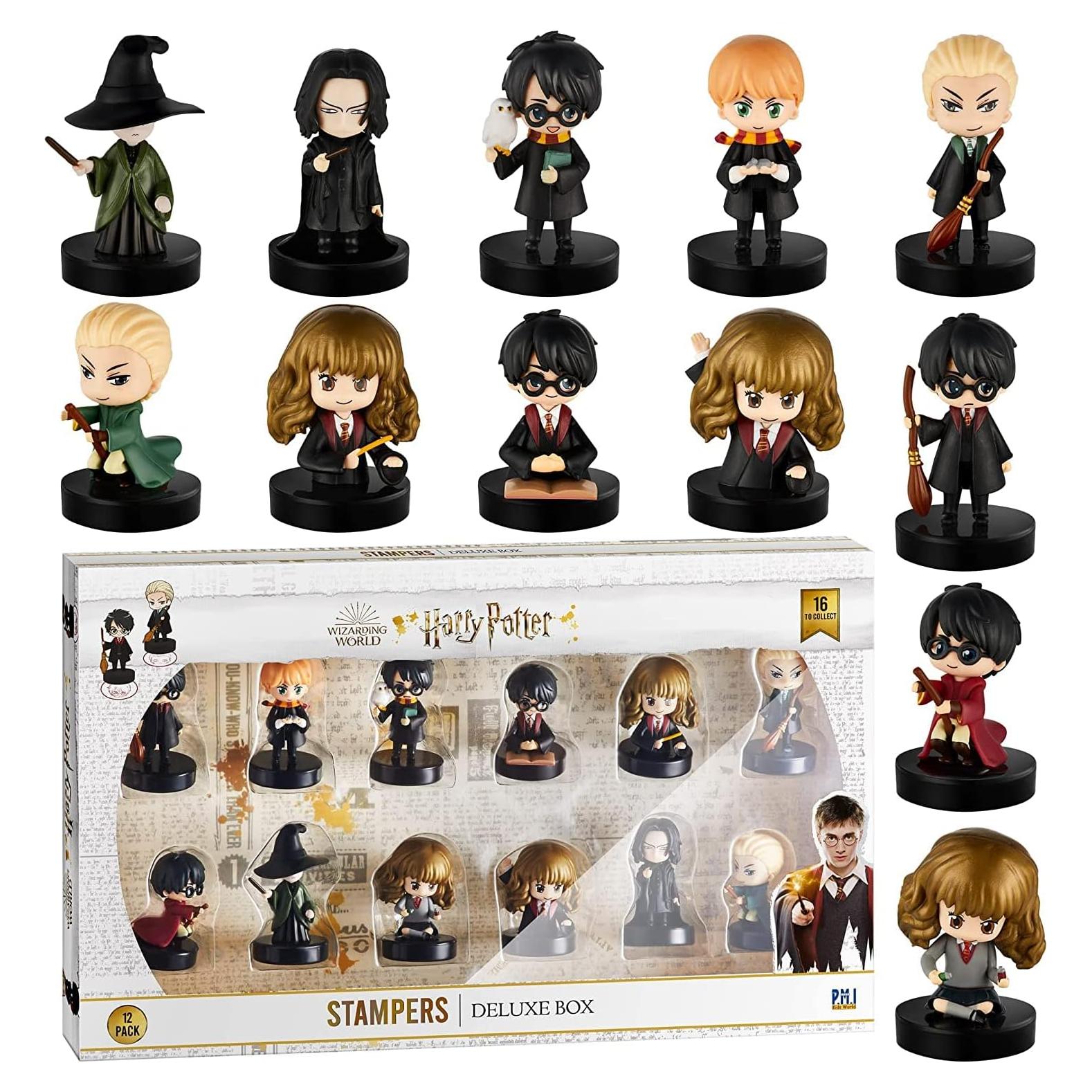Set de 12 Sellos de Harry Potter - Juguetes Coleccionables