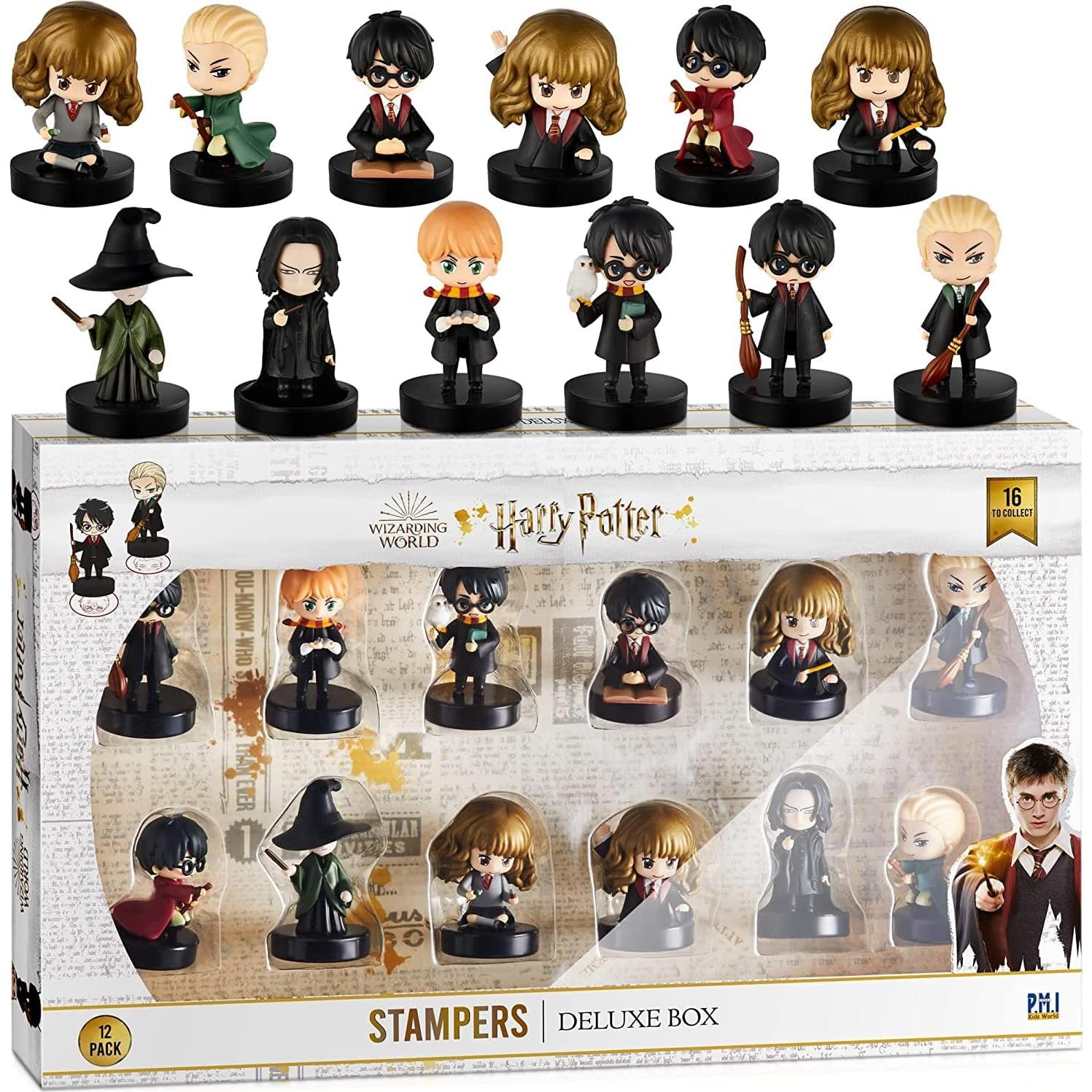 Set de 12 Sellos de Harry Potter - Juguetes Coleccionables