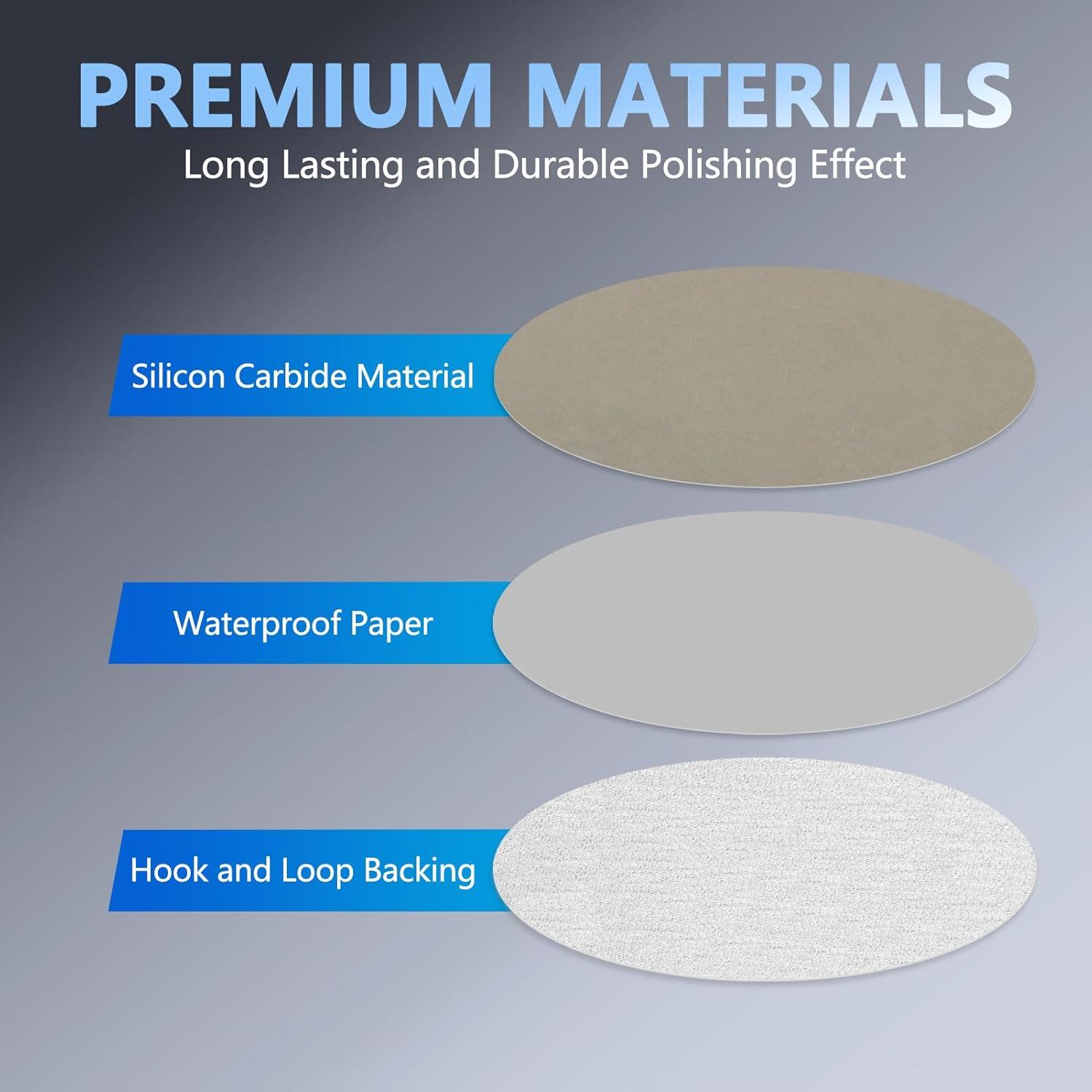 Discos de Lijado VIBRATITE 3" 40 Piezas Grano 80-7000