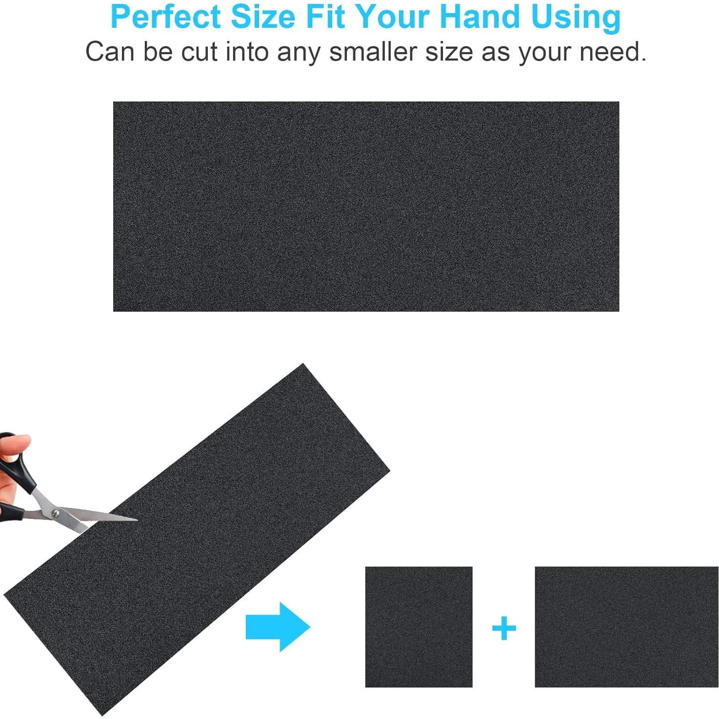 Kit de Papel de Lija 48 PCS YXYL Grano 120 a 5000 22.86x9.14 cm