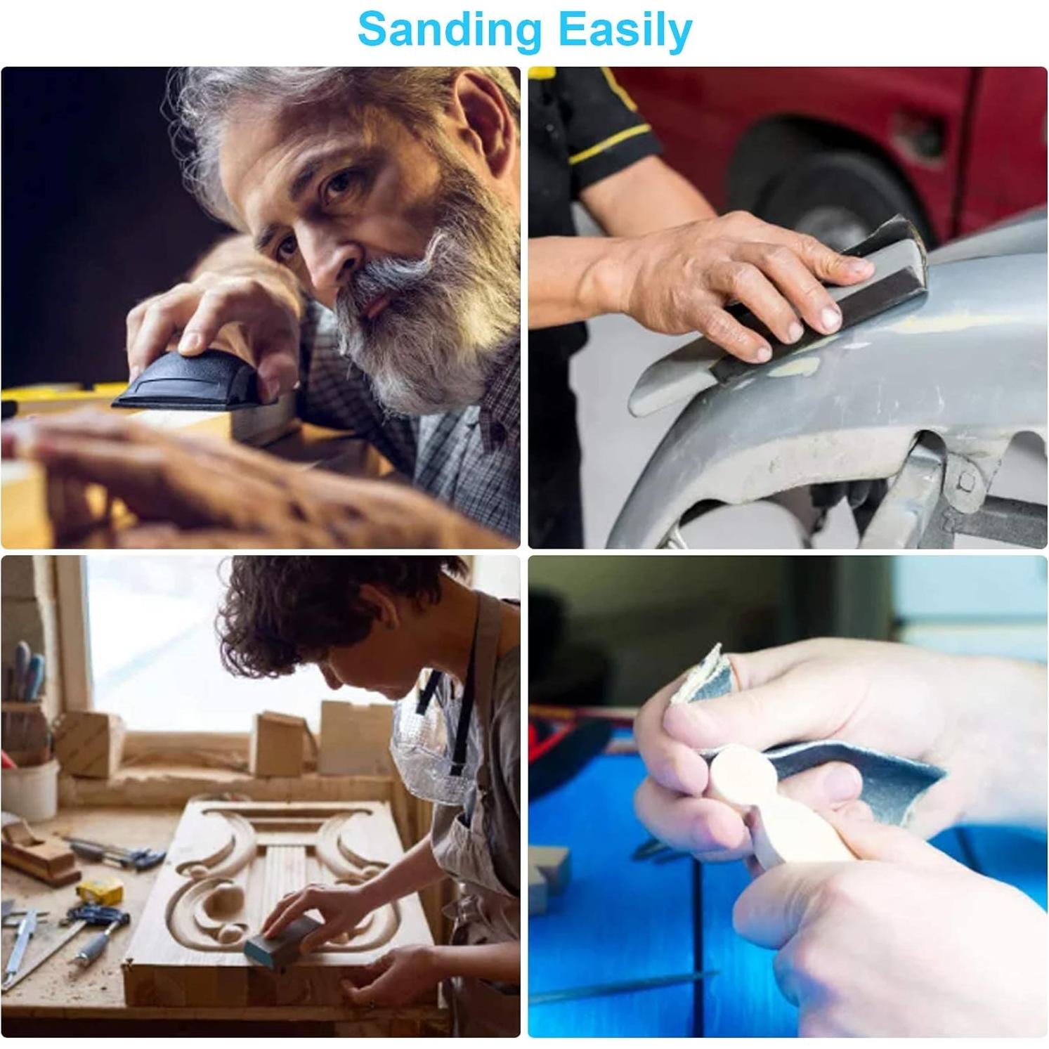 Kit de Papel de Lija 48 PCS YXYL Grano 120 a 5000 22.86x9.14 cm