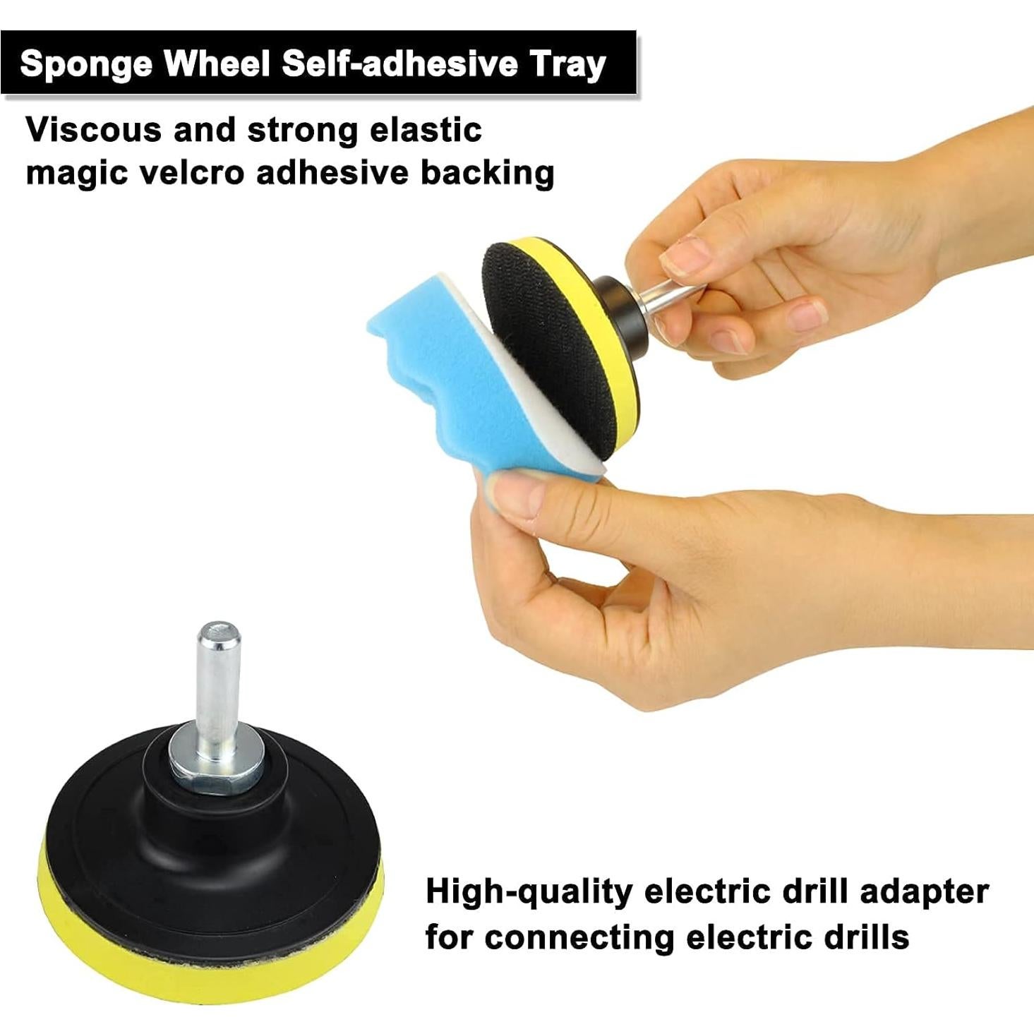 Kit de Pulido y Abrillantado 27 Piezas Tuhoomall 3"