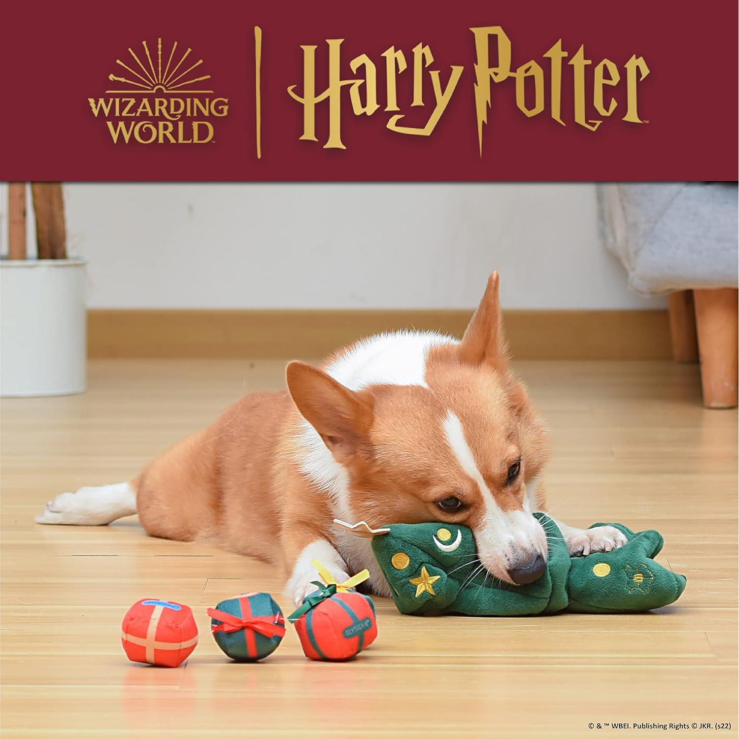 Juguete para Perro Harry Potter Burrow 35.5 cm con Squeaker