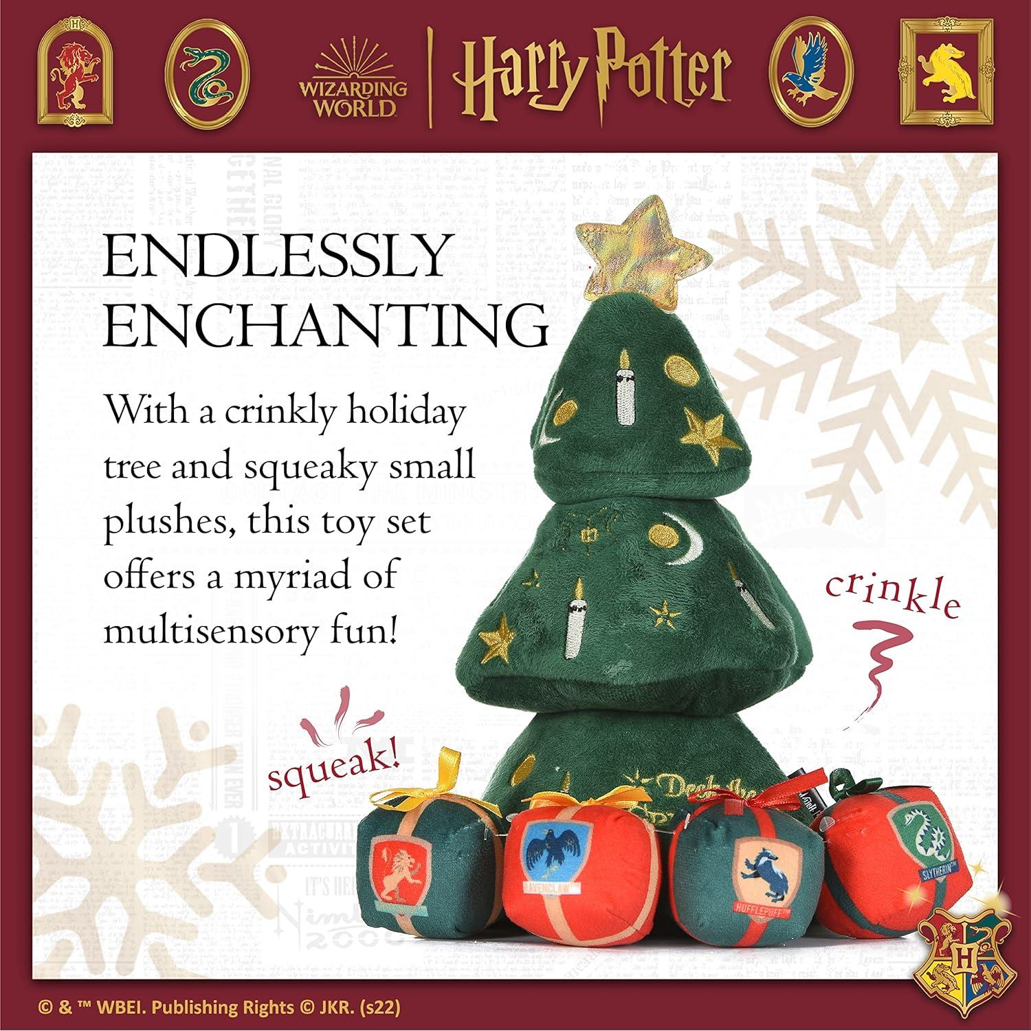 Juguete para Perro Harry Potter Burrow 35.5 cm con Squeaker