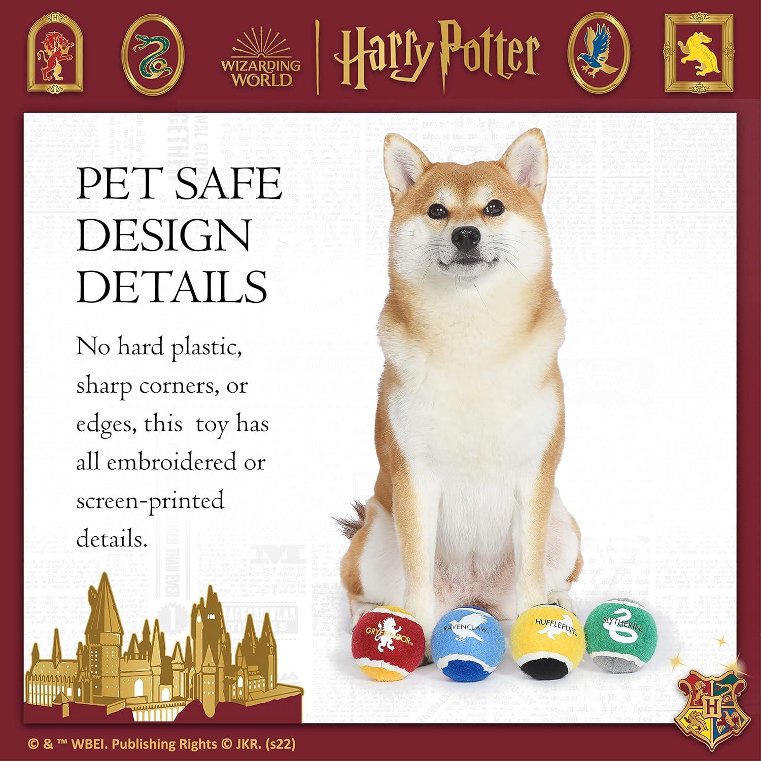 Pelotas de Tenis para Perros Harry Potter 4PK Hogwarts 6.35cm