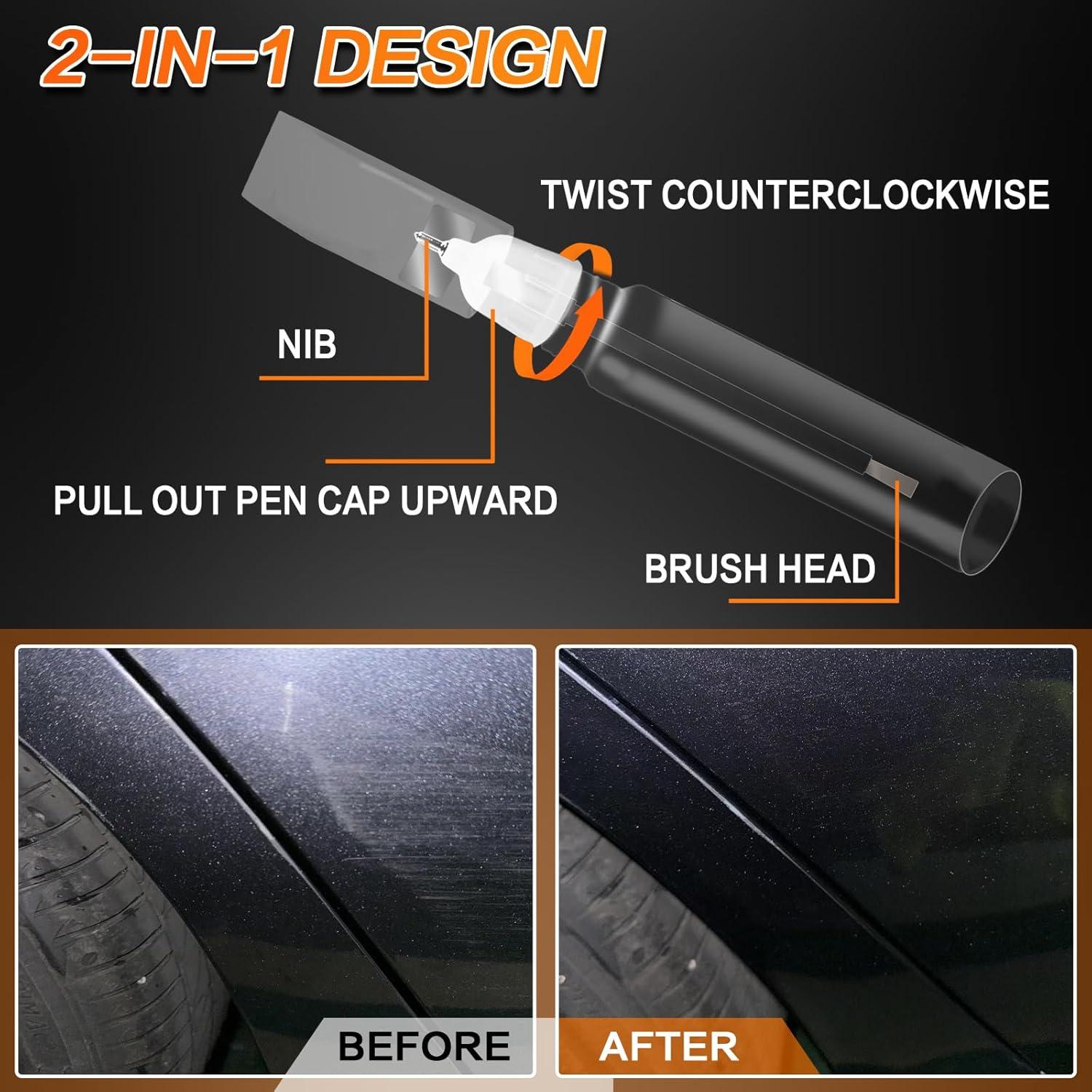 Pintura de Retoque SNSIR Gris 0.4 Oz para Coches - 2 en 1