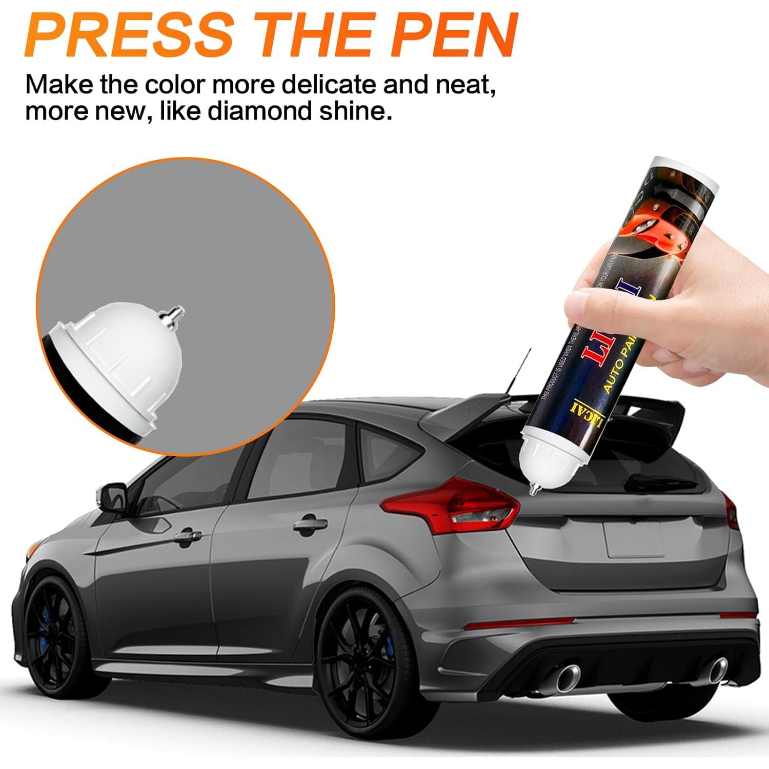 Pintura de Retoque SNSIR Gris 0.4 Oz para Coches - 2 en 1