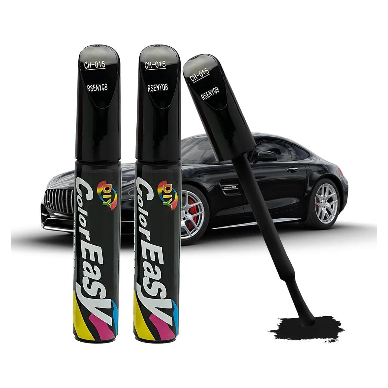 Bolígrafo de Relleno de Pintura KHGUZ para Arañazos - Negro