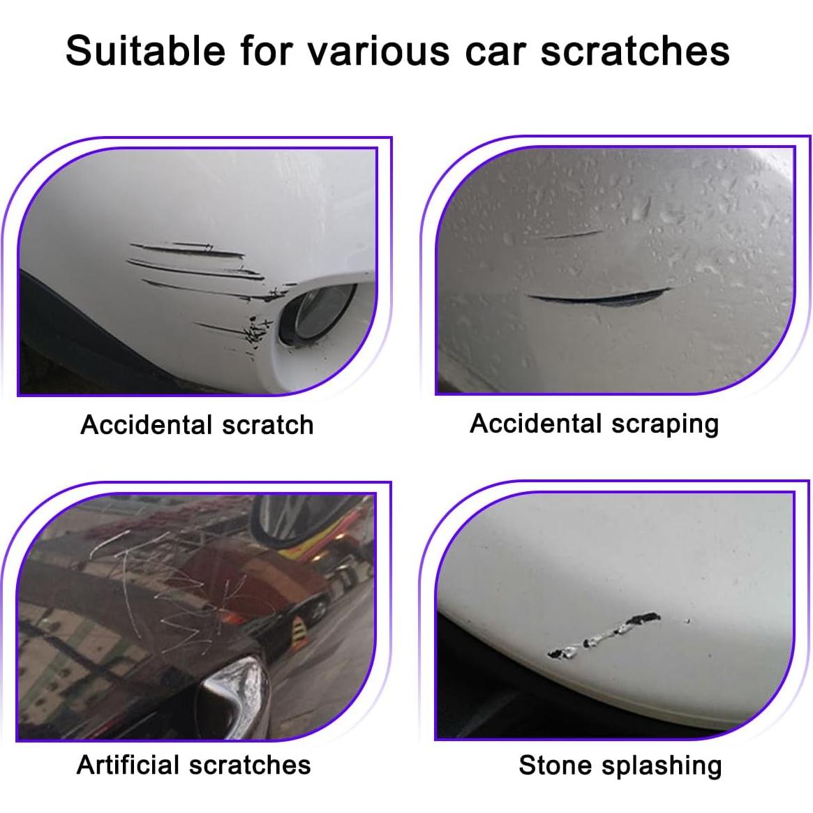 Bolígrafo de Relleno de Pintura KHGUZ para Arañazos - Negro