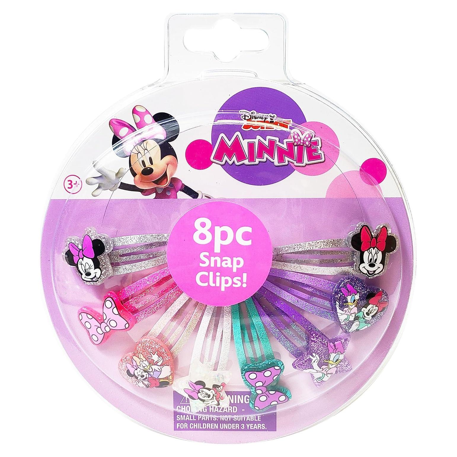 Clips de Cabello Disney Minnie Luv Her 8 Piezas Multicolor
