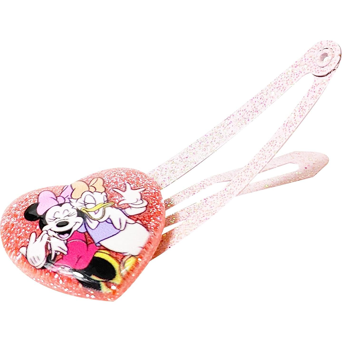 Clips de Cabello Disney Minnie Luv Her 8 Piezas Multicolor