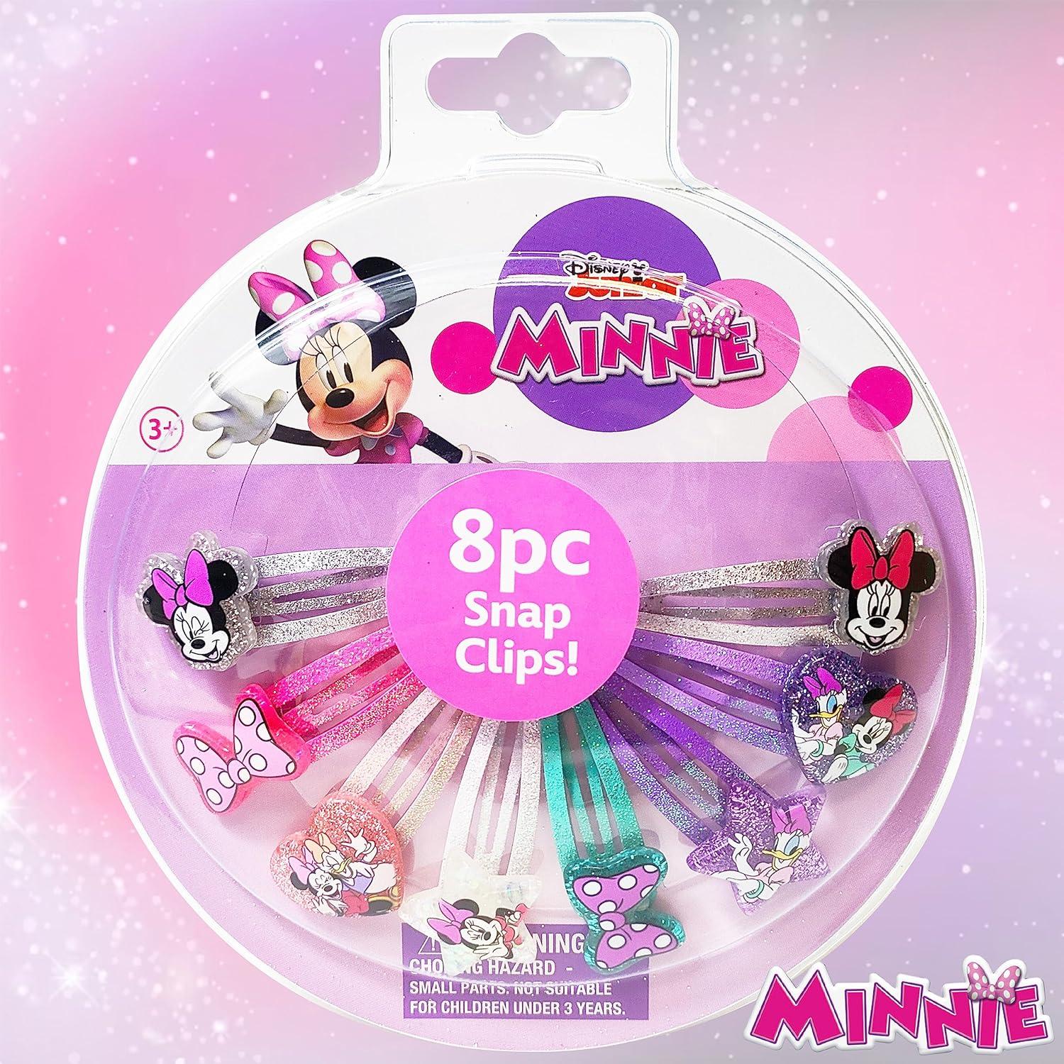 Clips de Cabello Disney Minnie Luv Her 8 Piezas Multicolor