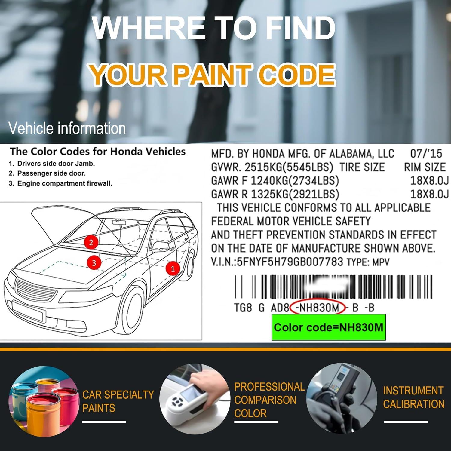 Pintura de Retoque Automotriz Carsmallma NH-737M 11.8ml