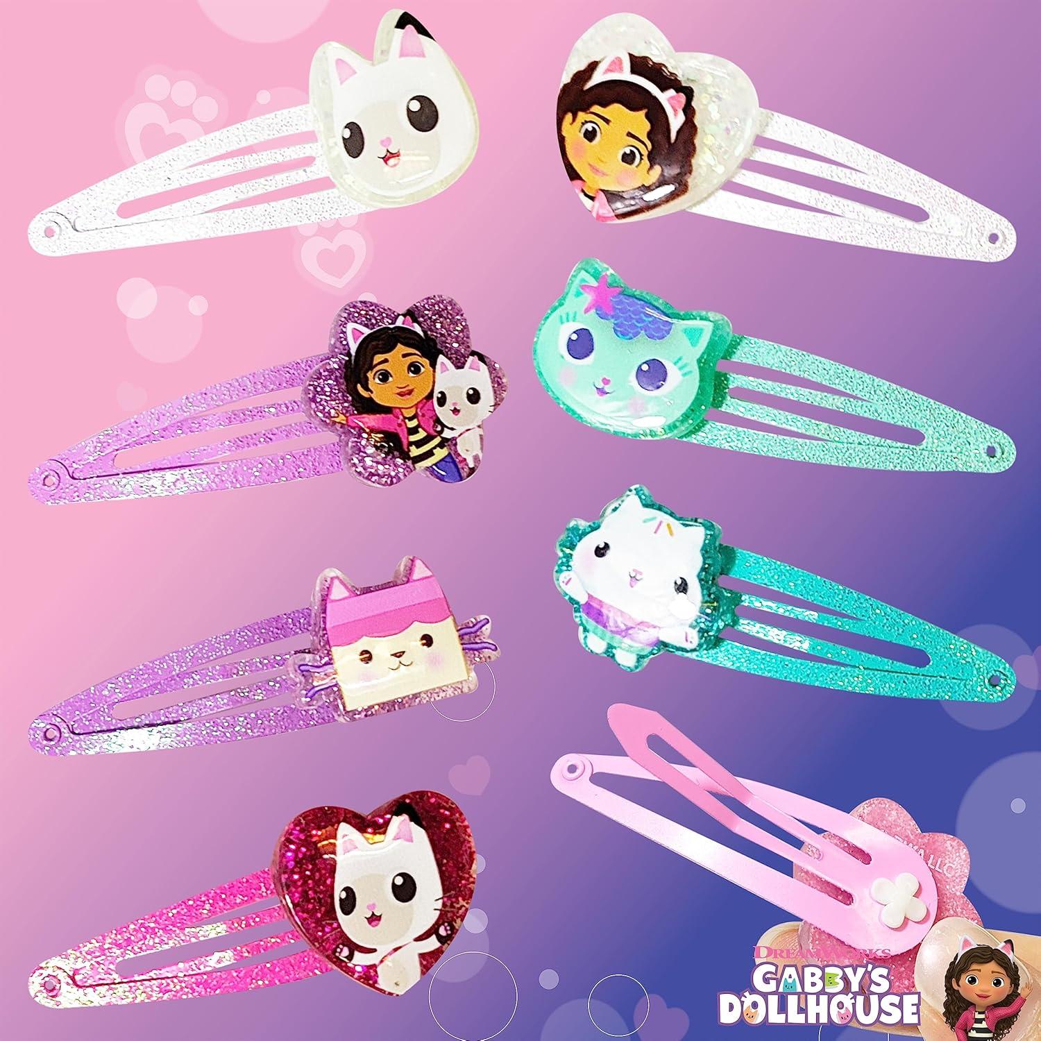 Pinzas para el cabello Luv Her Gabby's Dollhouse 8 colores