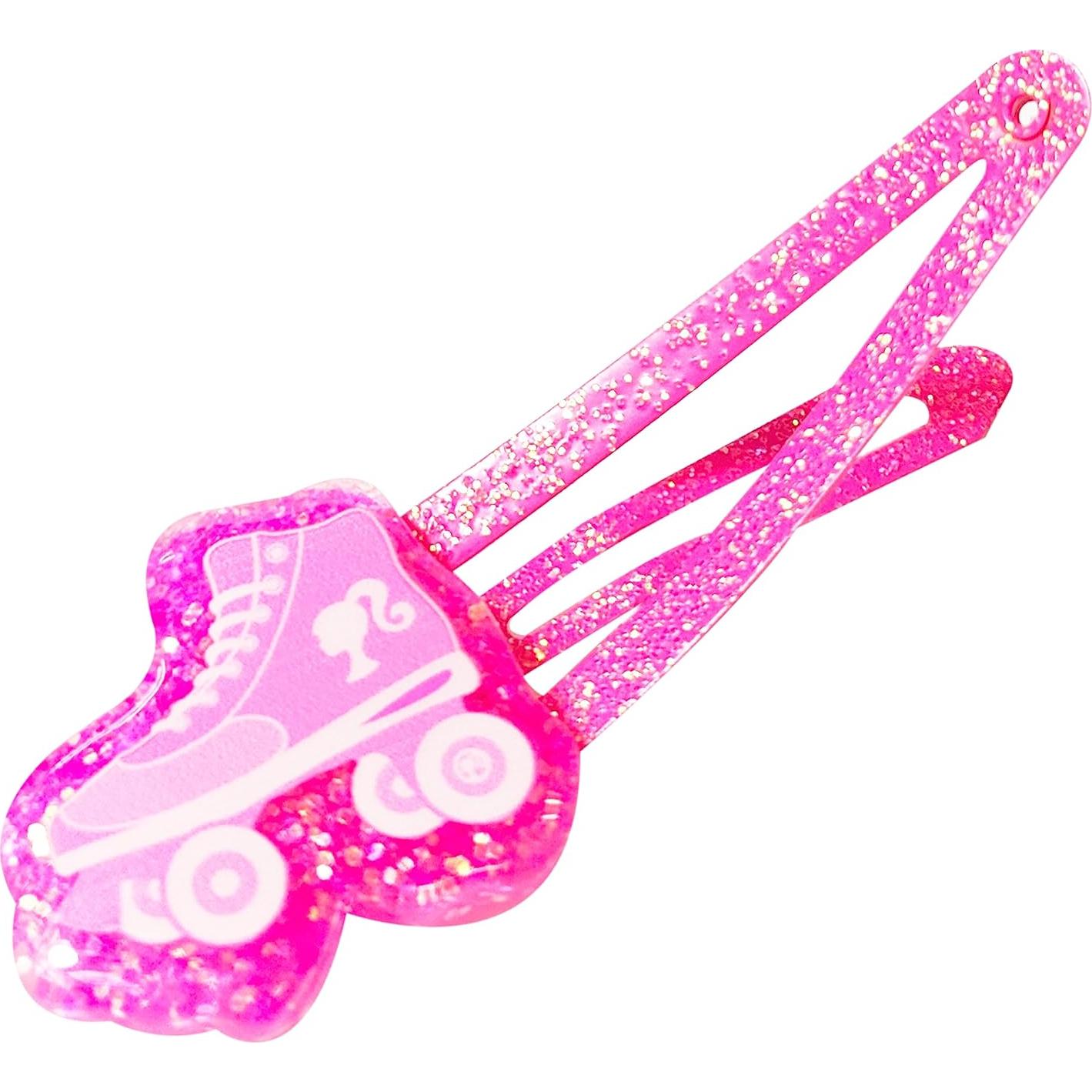 Clips de Cabello LUV HER Barbie Niñas 8 Piezas Multicolor