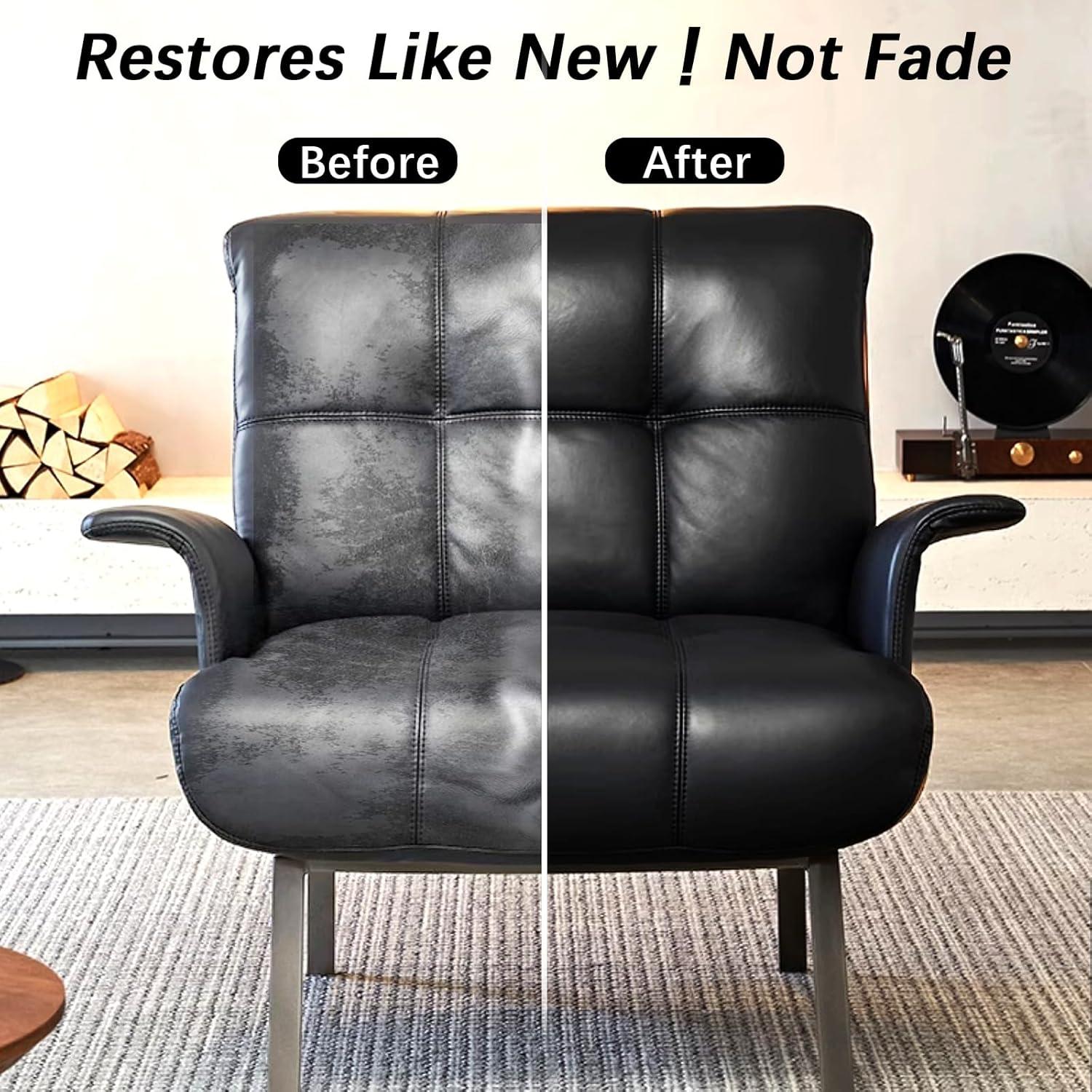 Bálsamo de Recoloración de Cuero Negro Drtulz 200ML - Kit Reparación