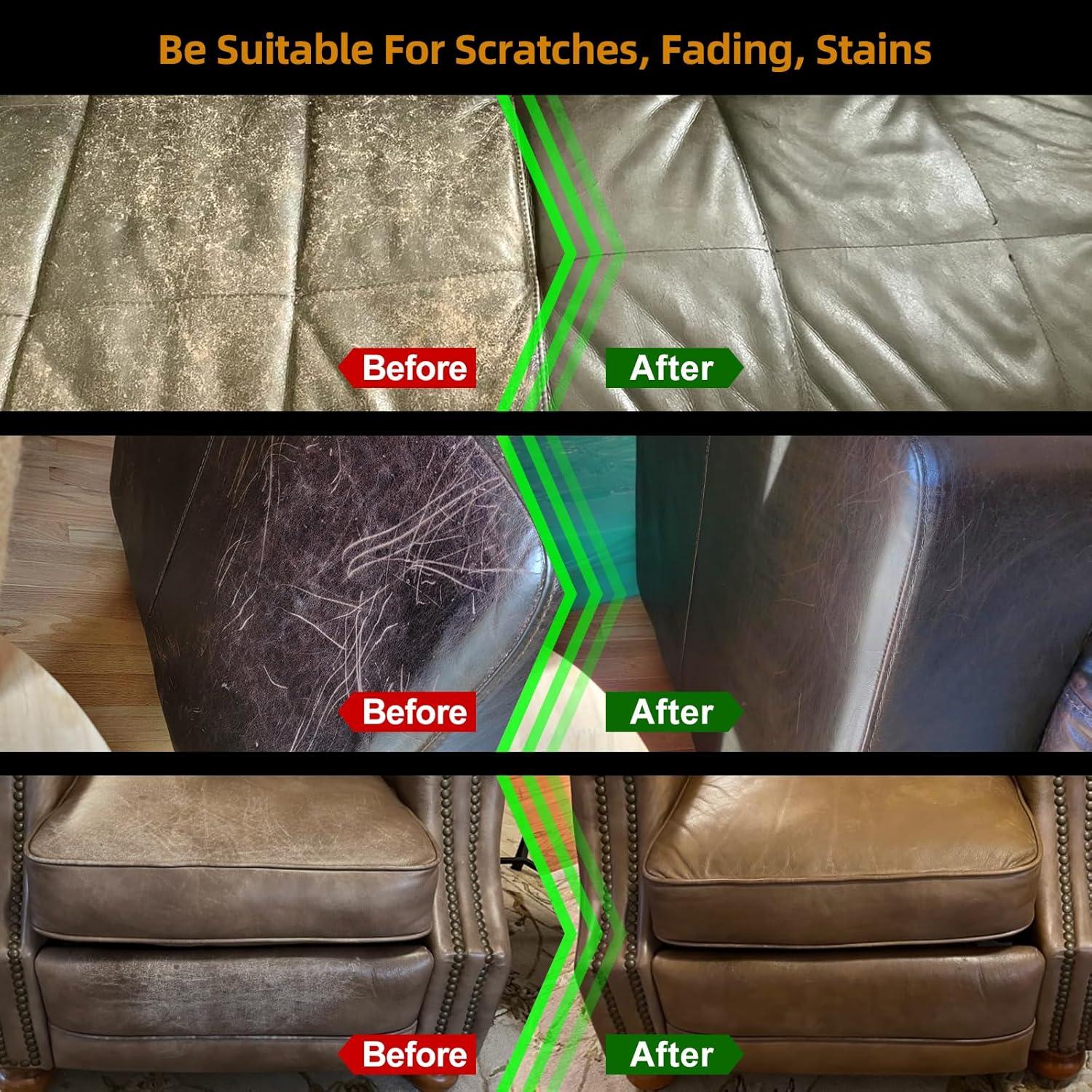 Bálsamo para Recoloración de Cuero AIUKBL Marrón Oscuro 388g