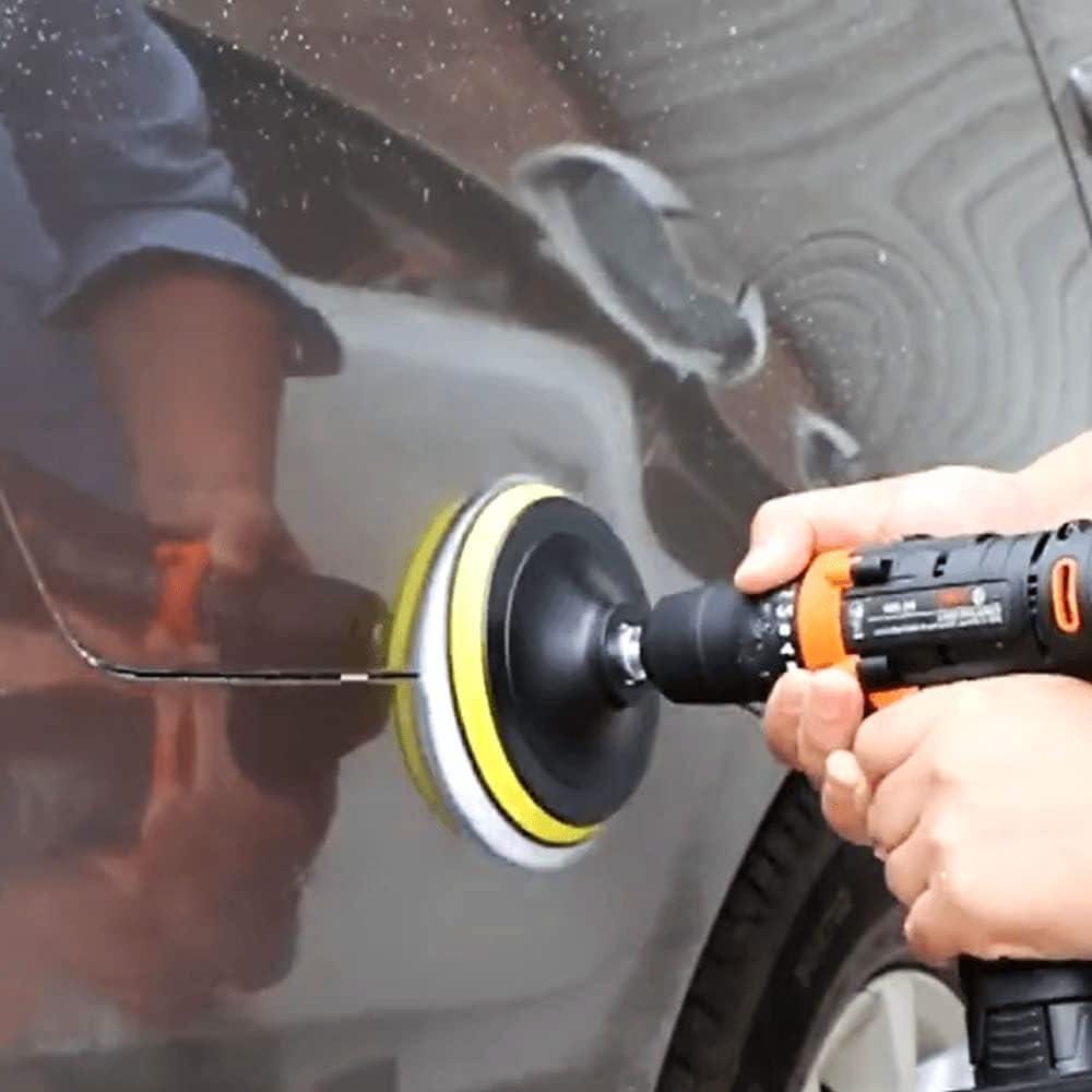 Kit de Pulido de Lana Elechood 8 Pcs 80mm con Adaptador M10