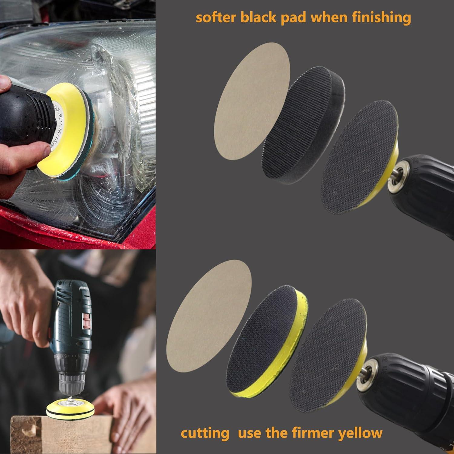 Kit de Lijado 140 Piezas DAPLOMO 3 Pulgadas para Taladro