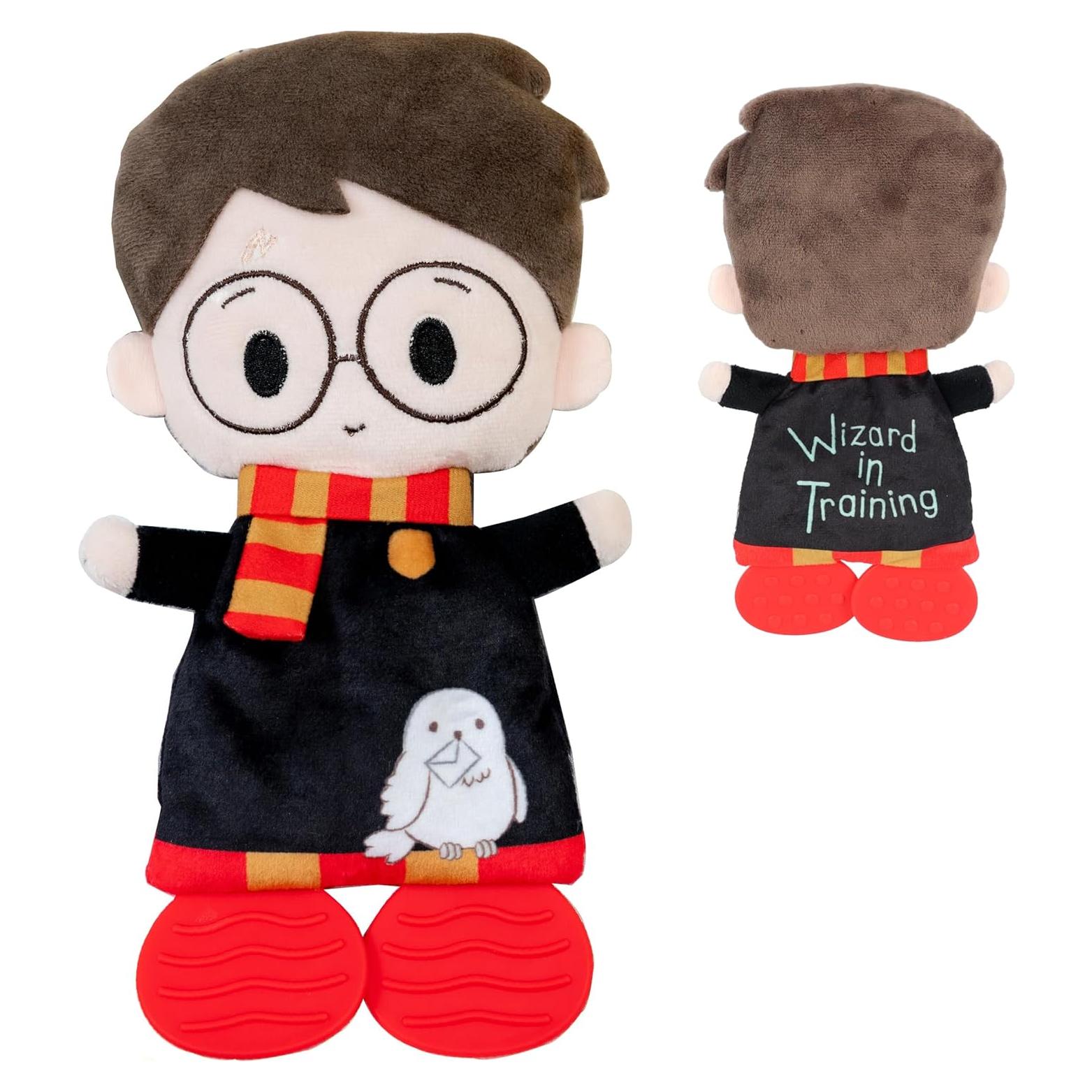 Kids Preferred Harry Potter Teether Plush Toy Crinkle Cloth for Newborn Baby Boys and Girls 10 inches