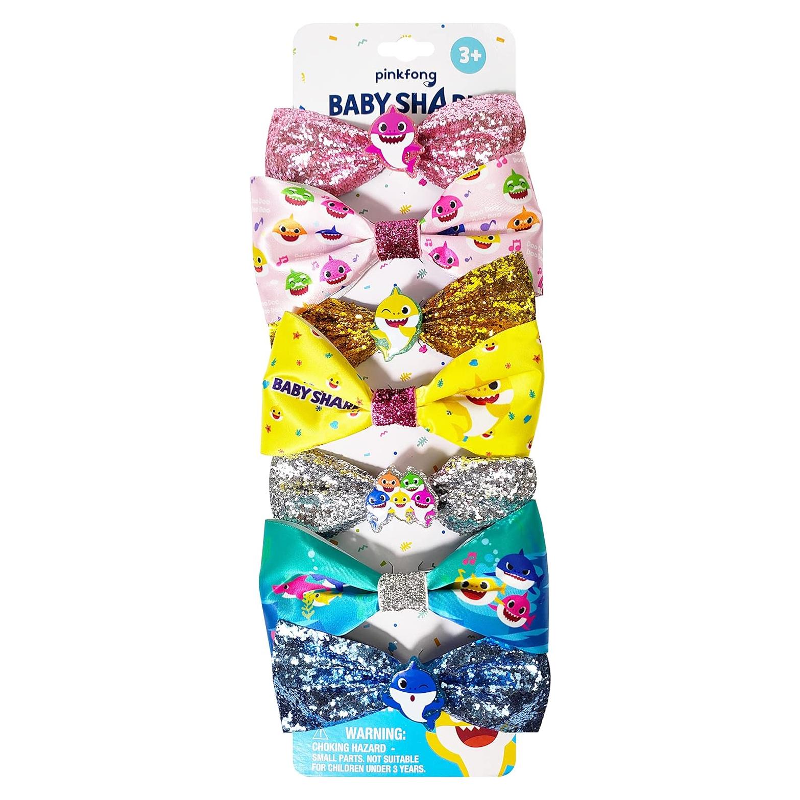 Lazos para el cabello Luv Her Baby Shark - Set 7 piezas