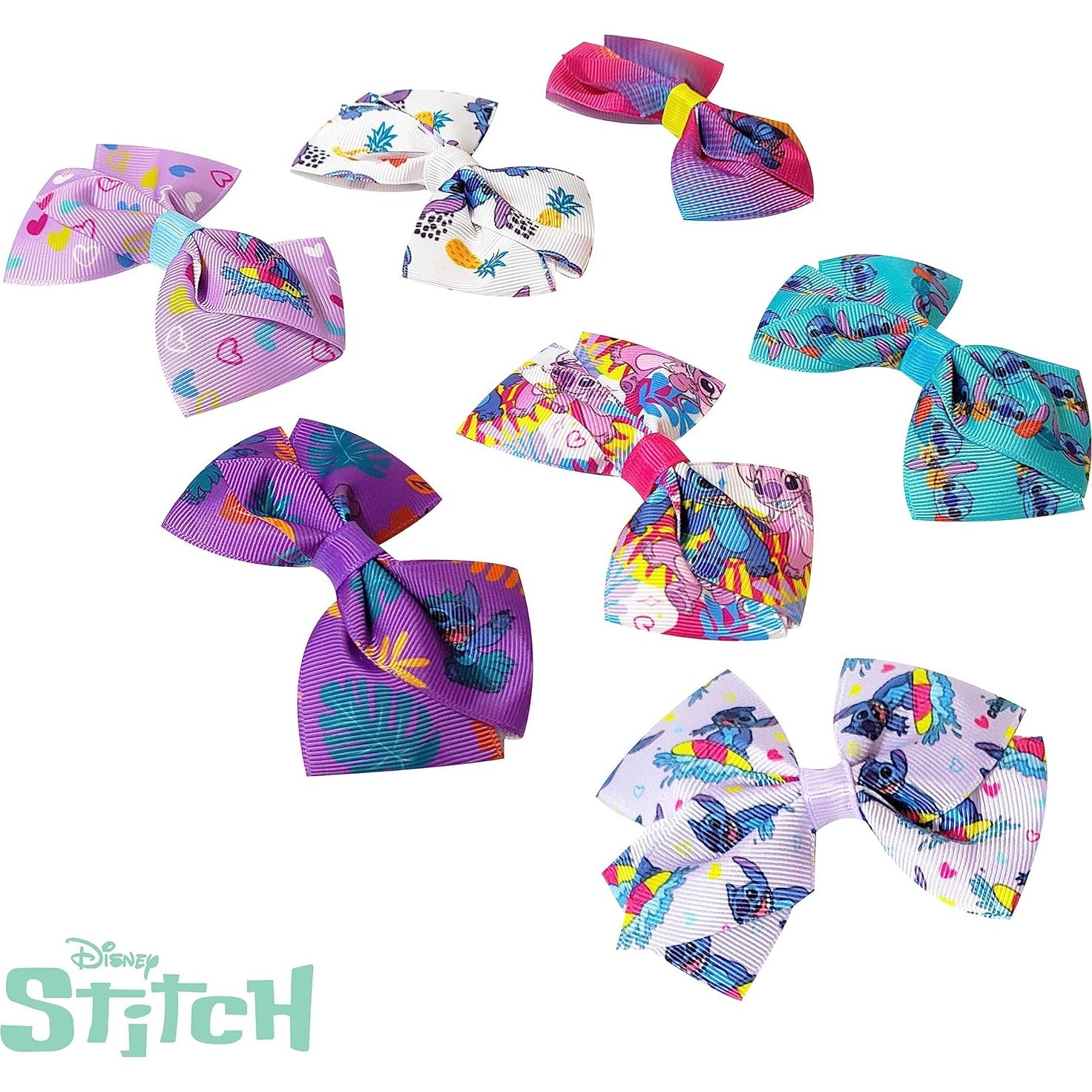 Lazos para el Cabello Disney Stitch Luv Her - 7 Piezas