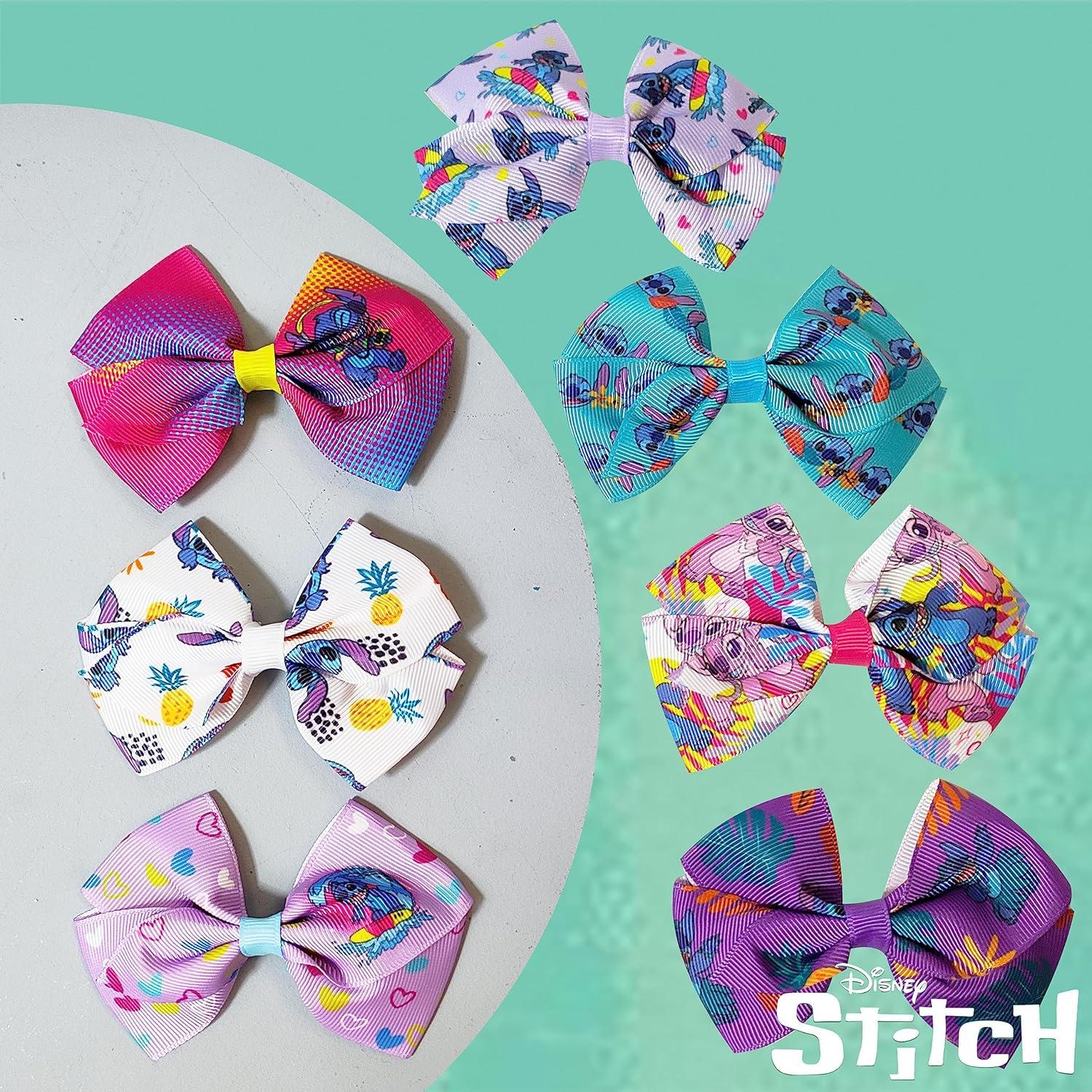 Lazos para el Cabello Disney Stitch Luv Her - 7 Piezas