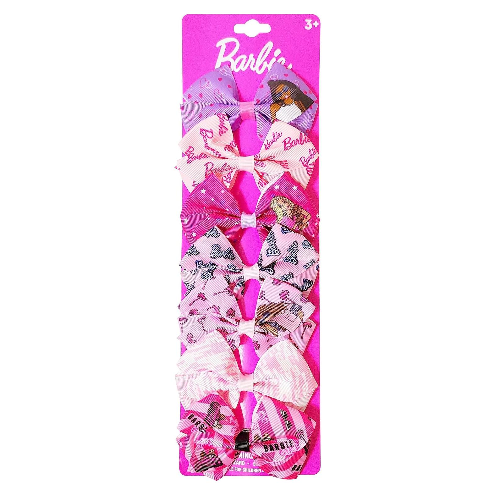 Lazos para Niñas Luv Her Barbie - Set 7 Piezas 10 cm