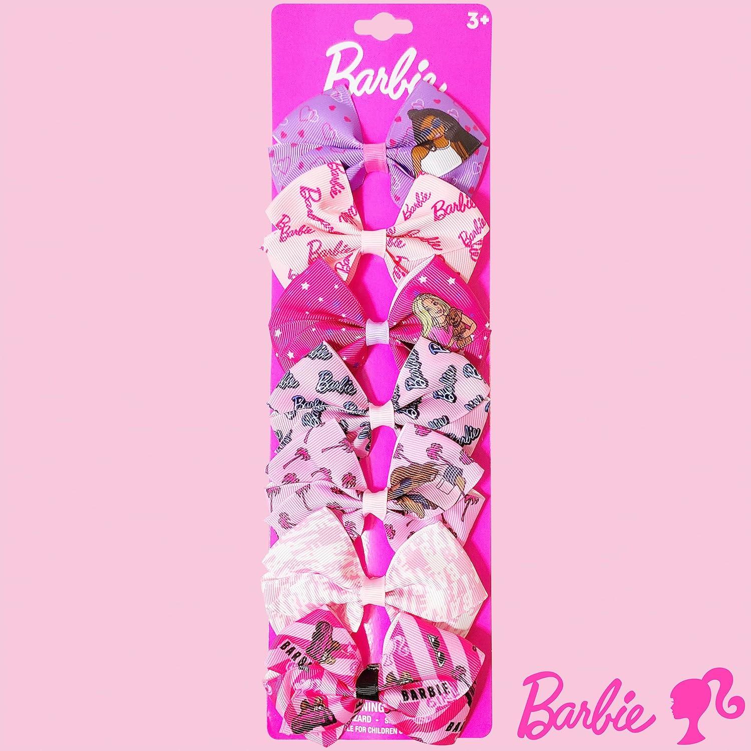 Lazos para Niñas Luv Her Barbie - Set 7 Piezas 10 cm