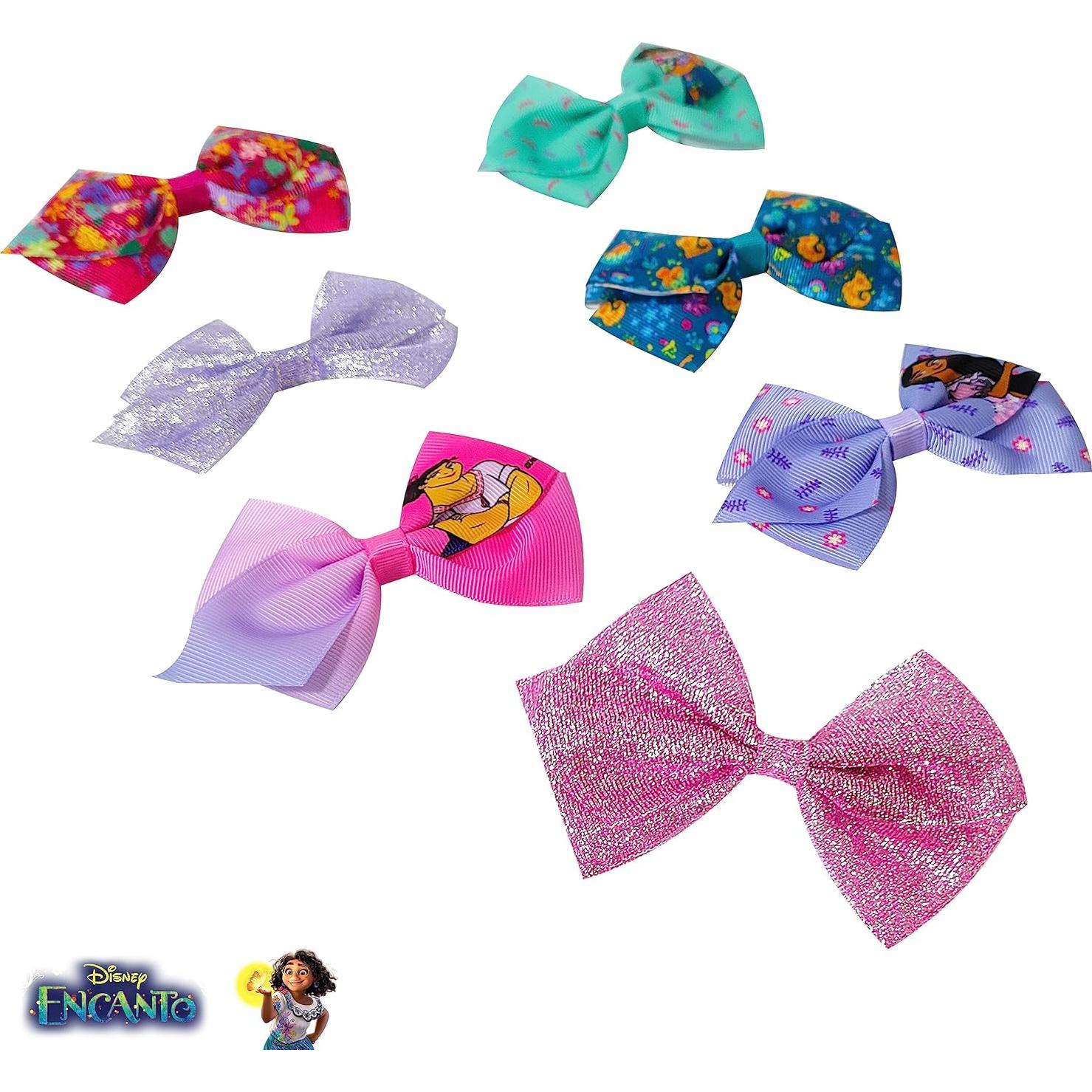 Paquete de Clips de Moño Disney Encanto - 7 Piezas 10 cm
