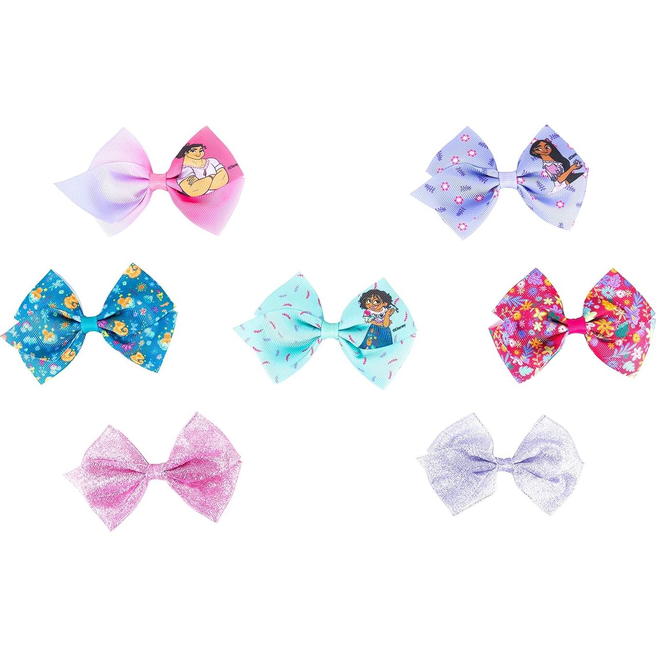 Paquete de Clips de Moño Disney Encanto - 7 Piezas 10 cm