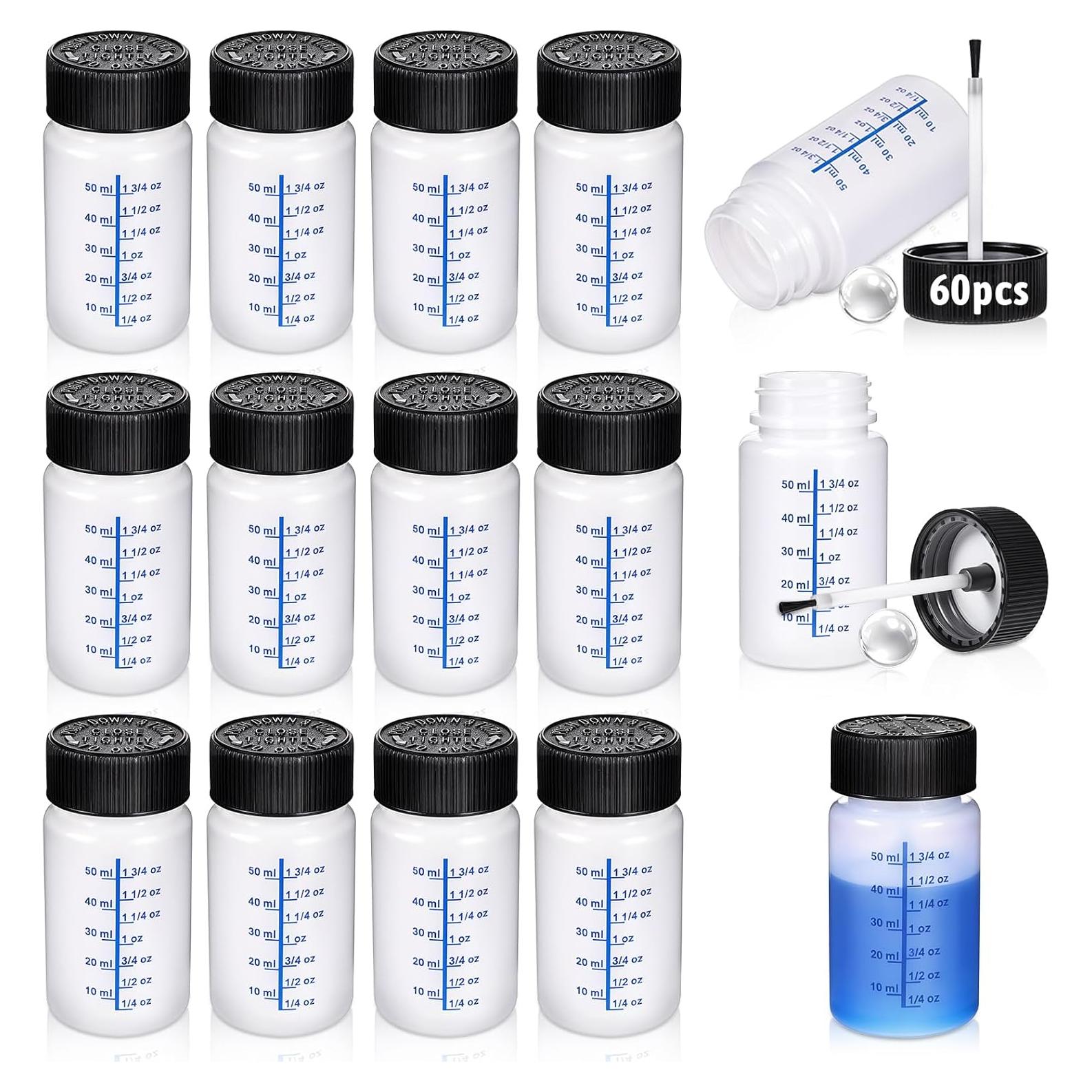 60 Contenedores de Pintura de Retocado Bruislard 59ml con Brocha