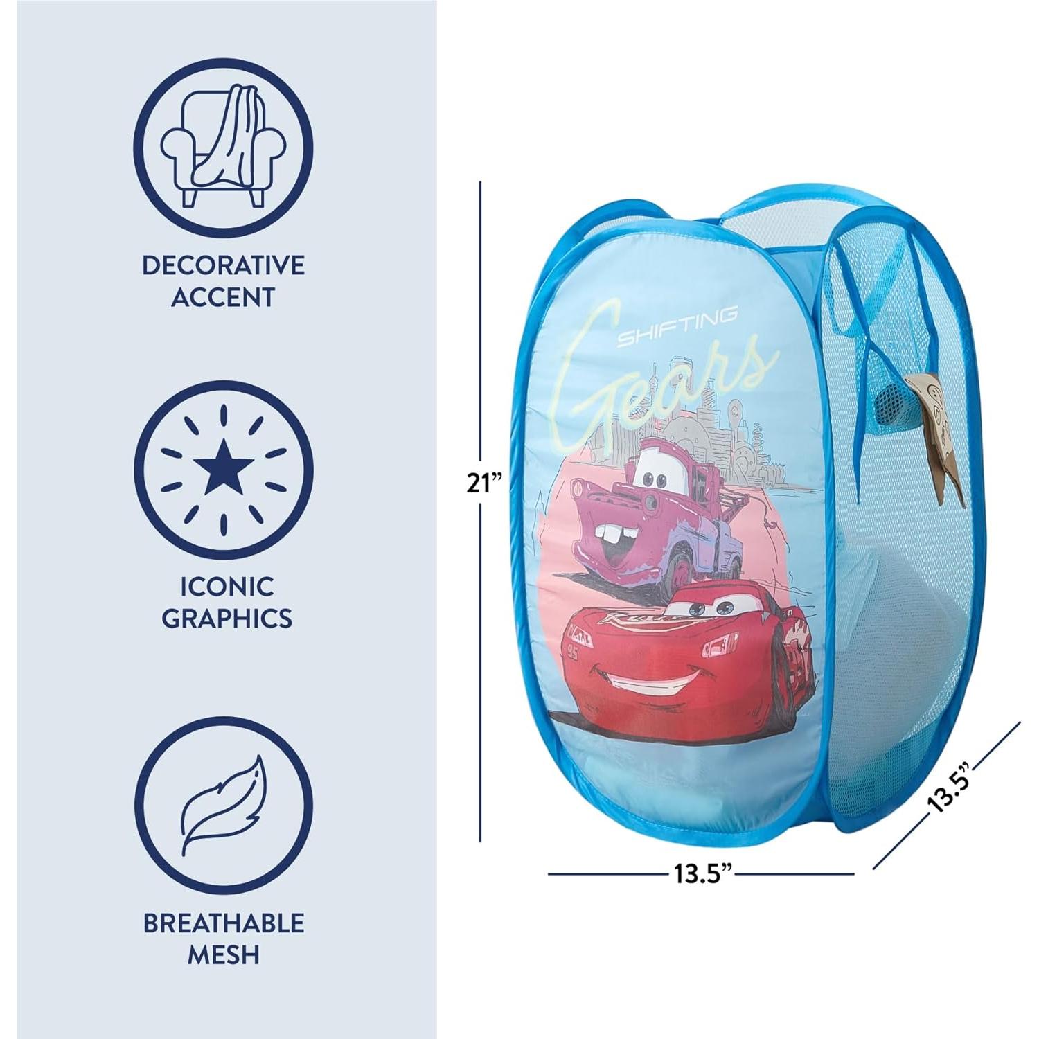 Cesta Plegable Idea Nuova Cars 55 x 34 x 34 cm para Ropa