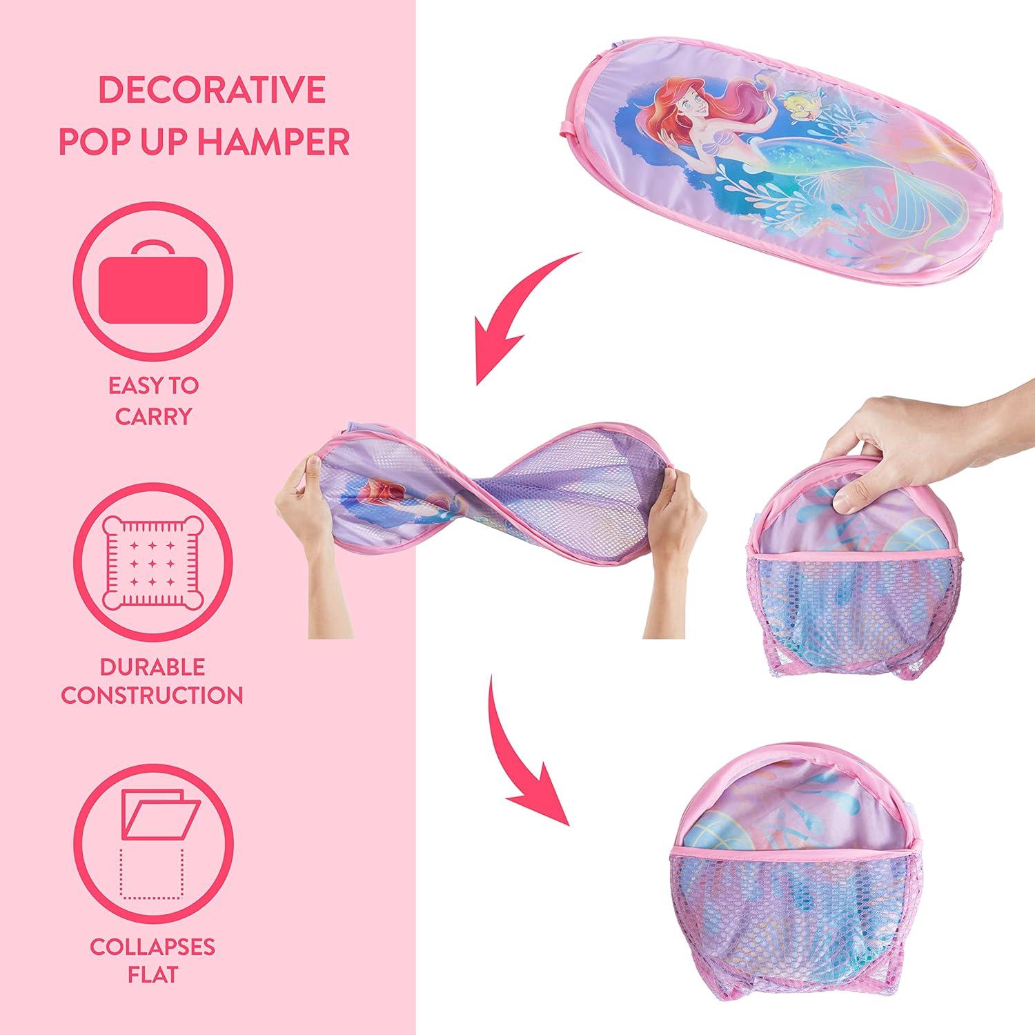 Cesta Plegable Idea Nuova La Sirenita 54L Asas Duraderas