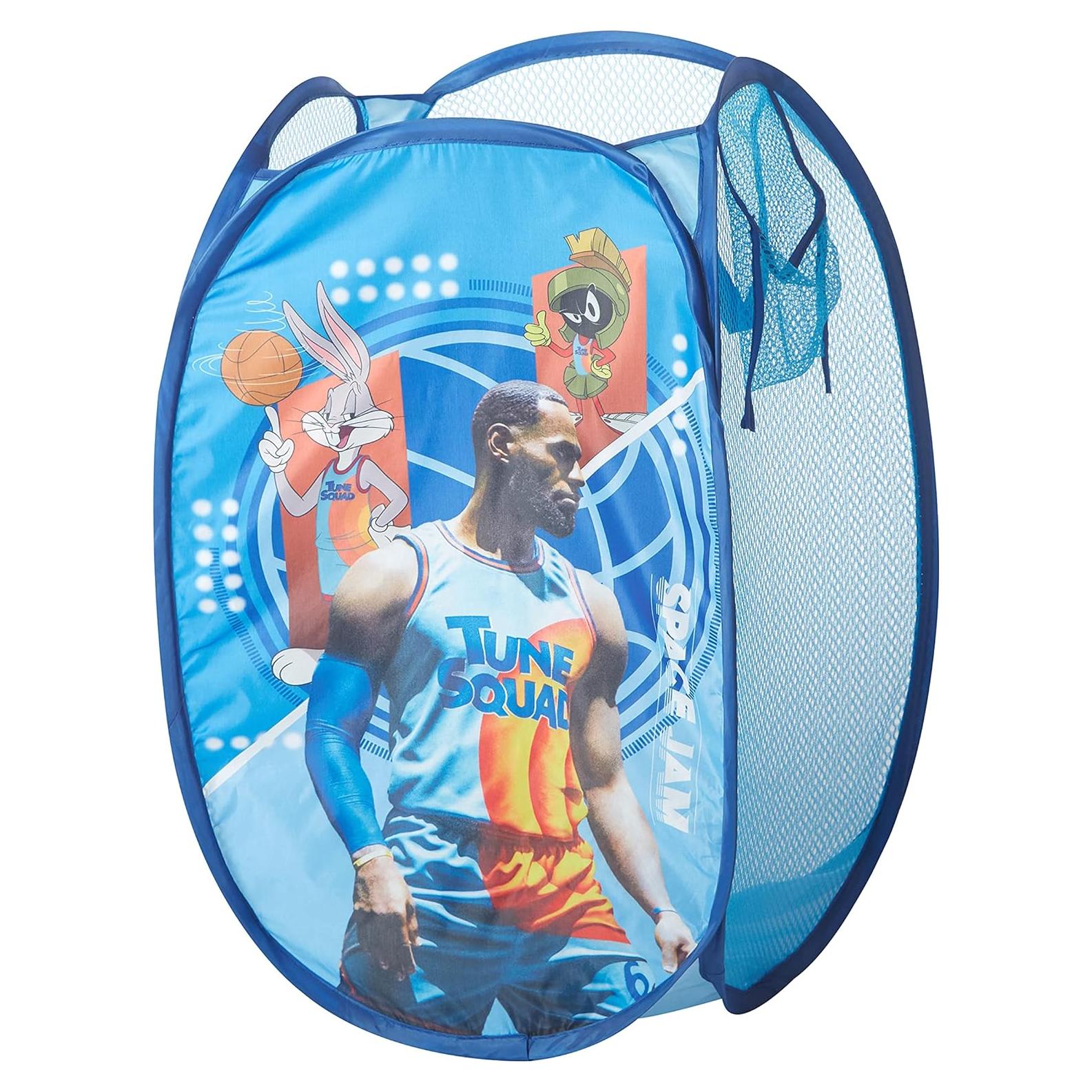 Cesta Plegable Space Jam Idea Nuova 80L para Ropa y Juguetes